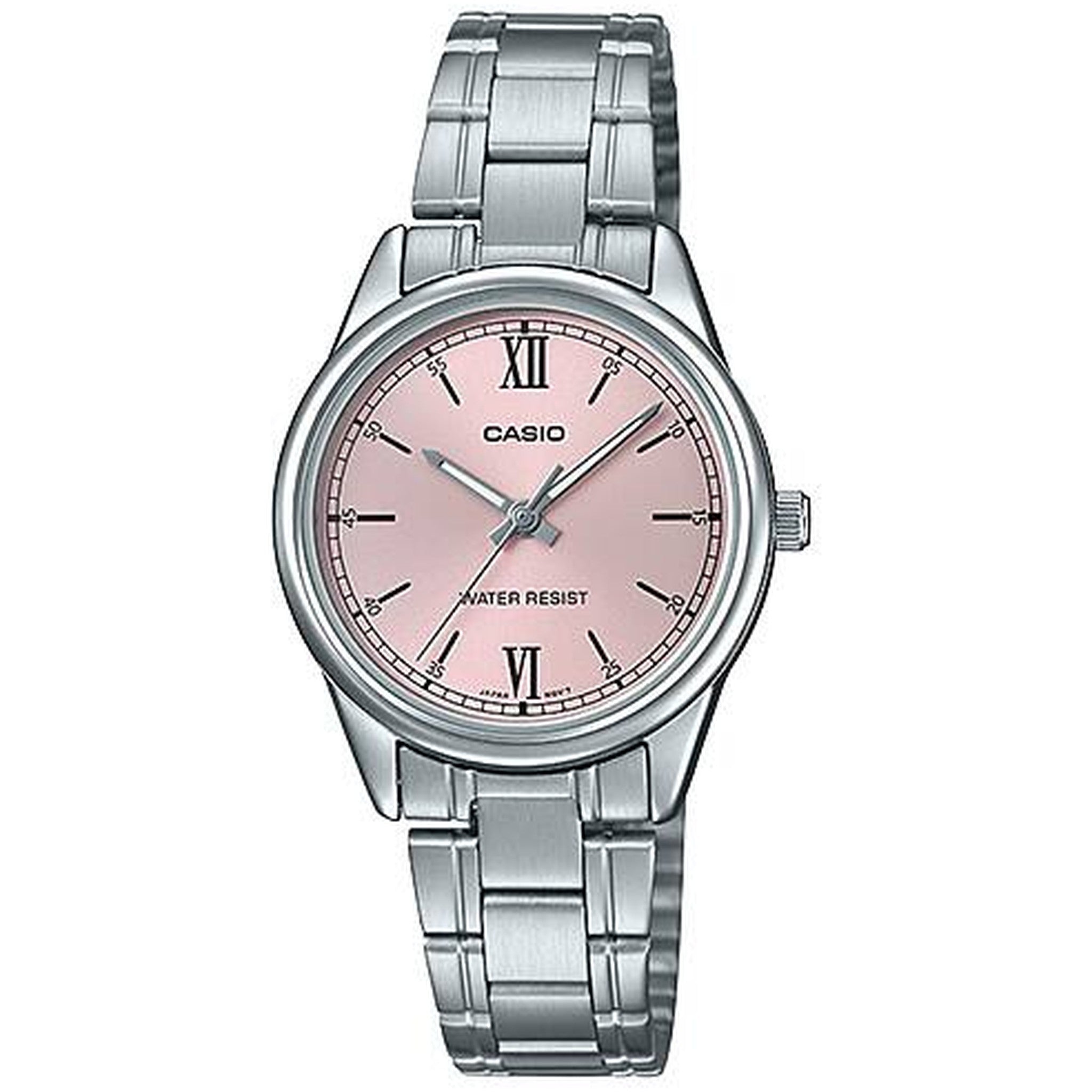 Montre Casio Femme LTP-V005D-4B2 Quartz Analogique Argent Rose
