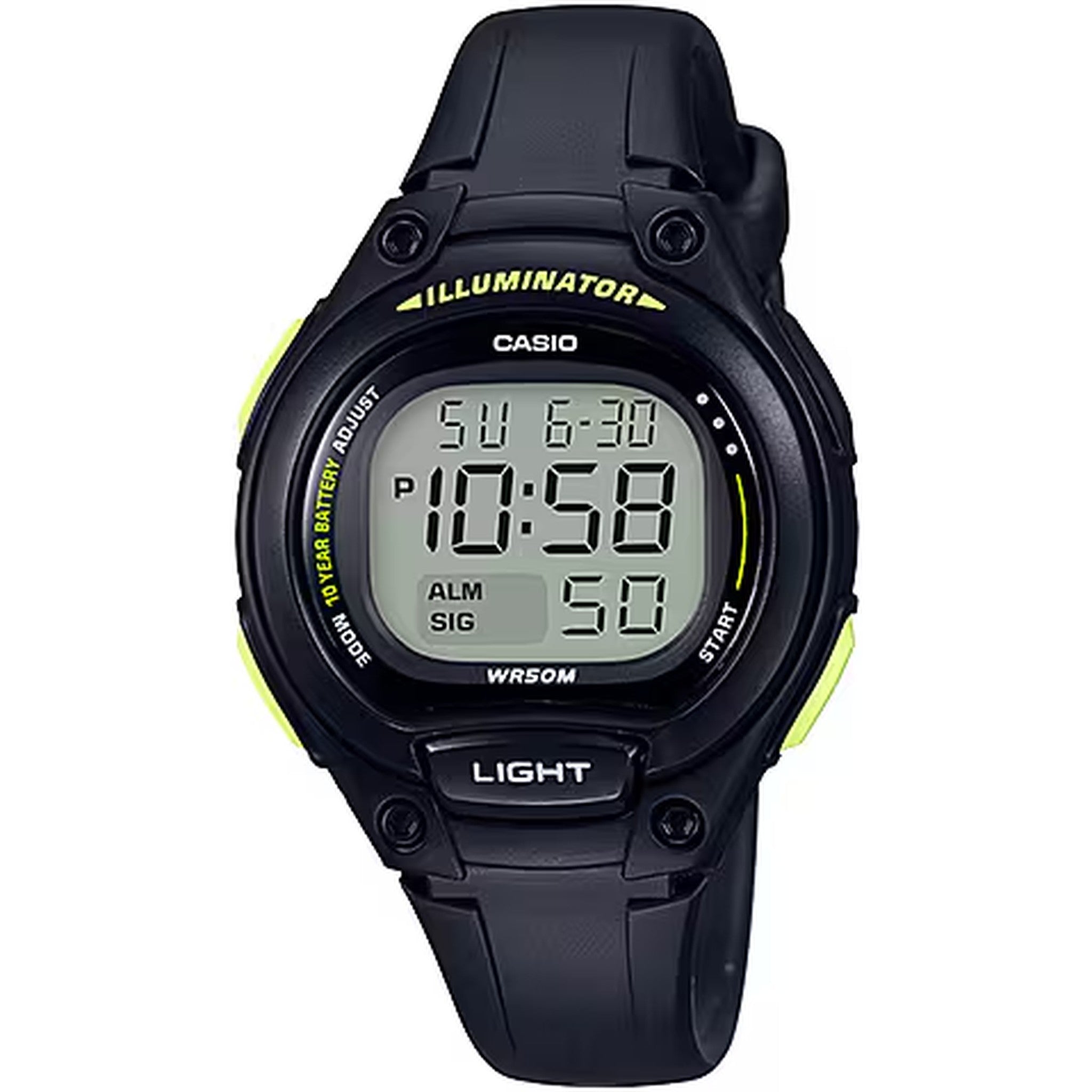 Casio Women's Watch LW-203-1B Quartz Digital Black