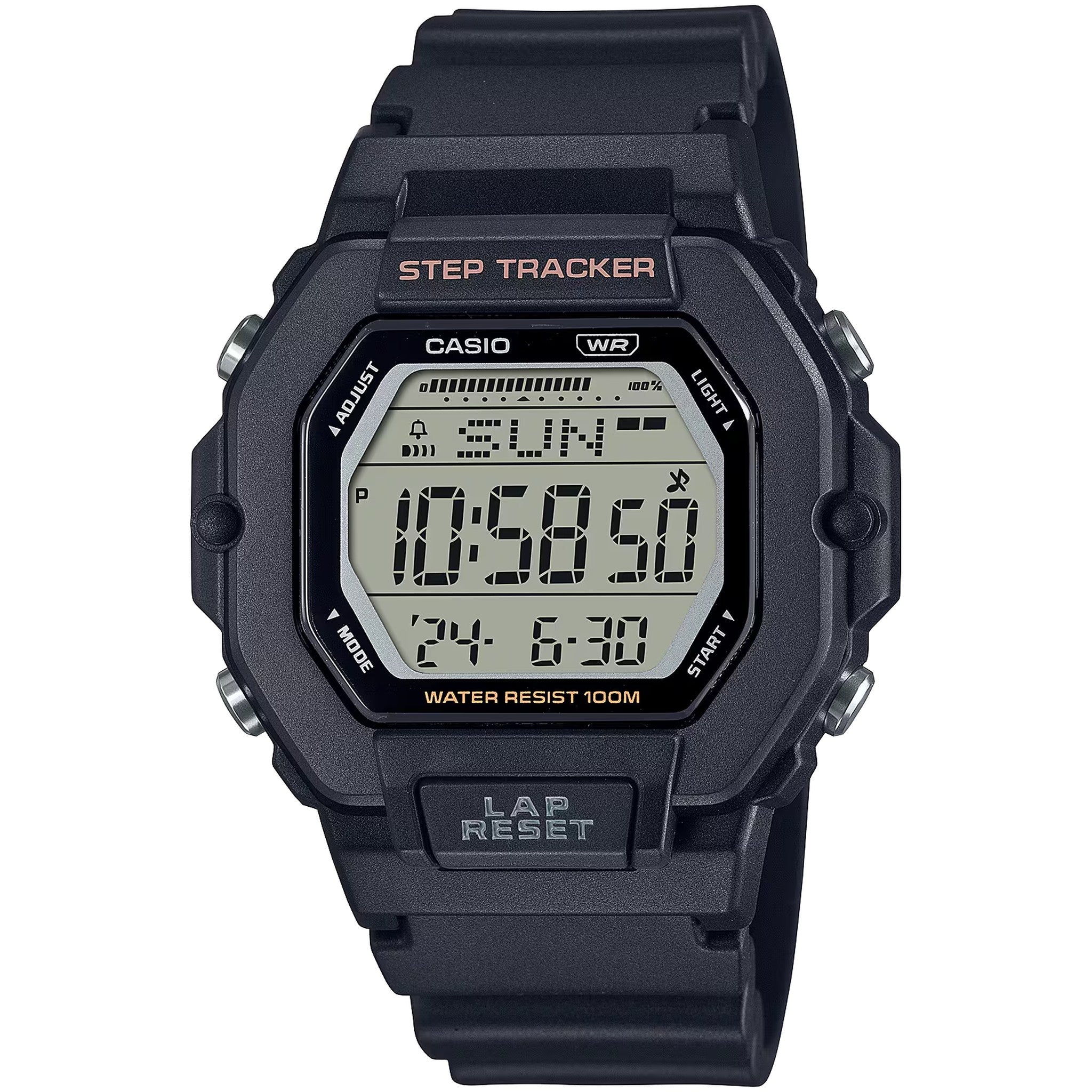 Montre Casio Femme LWS-2200H-1A Quartz Digitale Noir