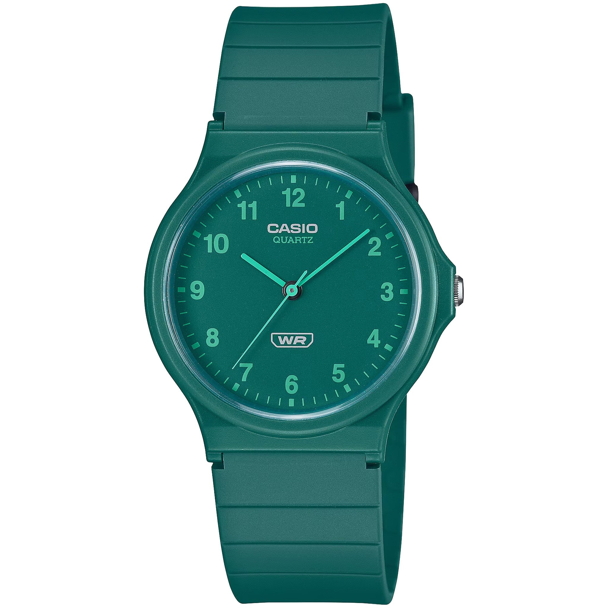 Casio Unisex Watch MQ-24B-3B Quartz Analog Green