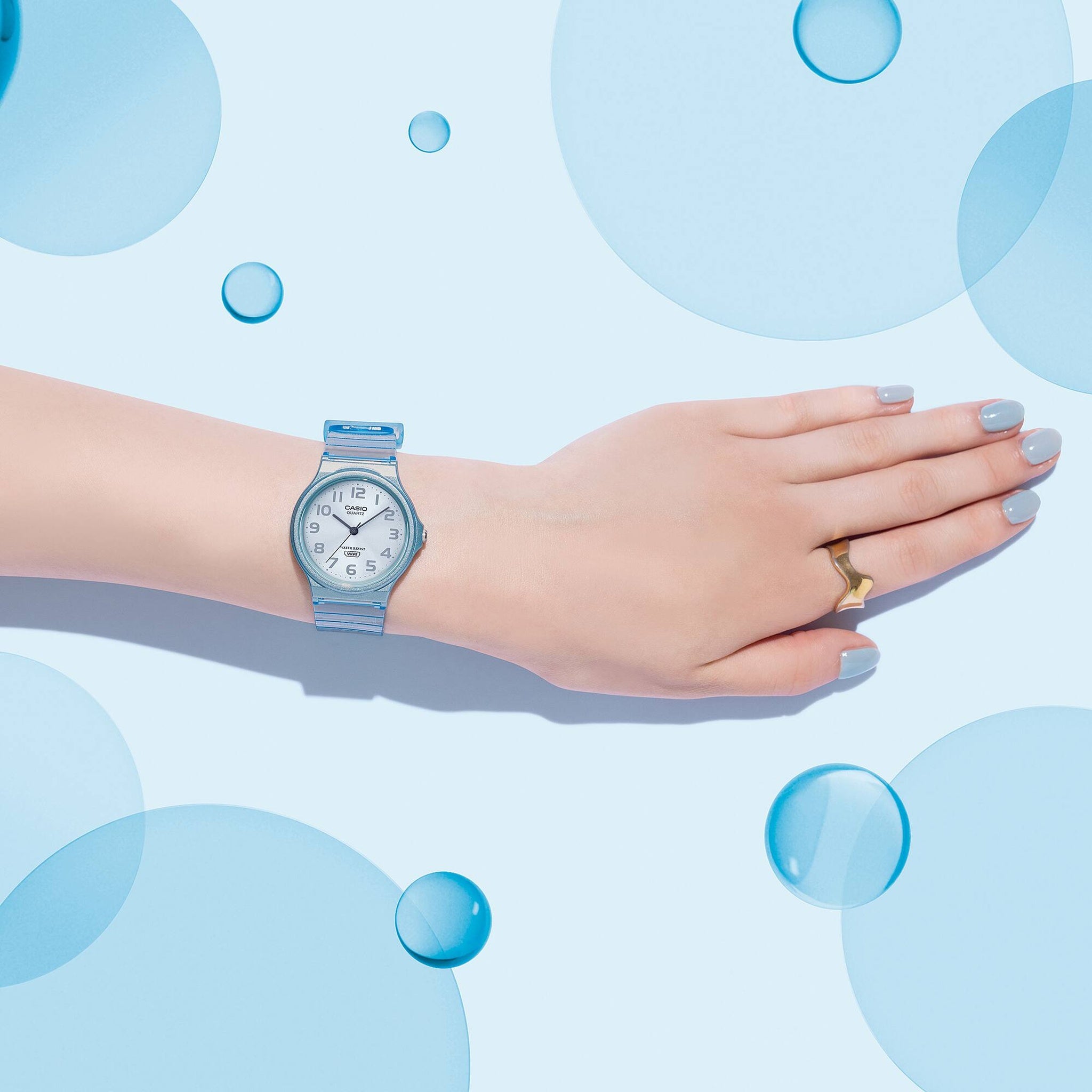 Casio Women's Watch MQ-24S-2B Quartz Analog Blue