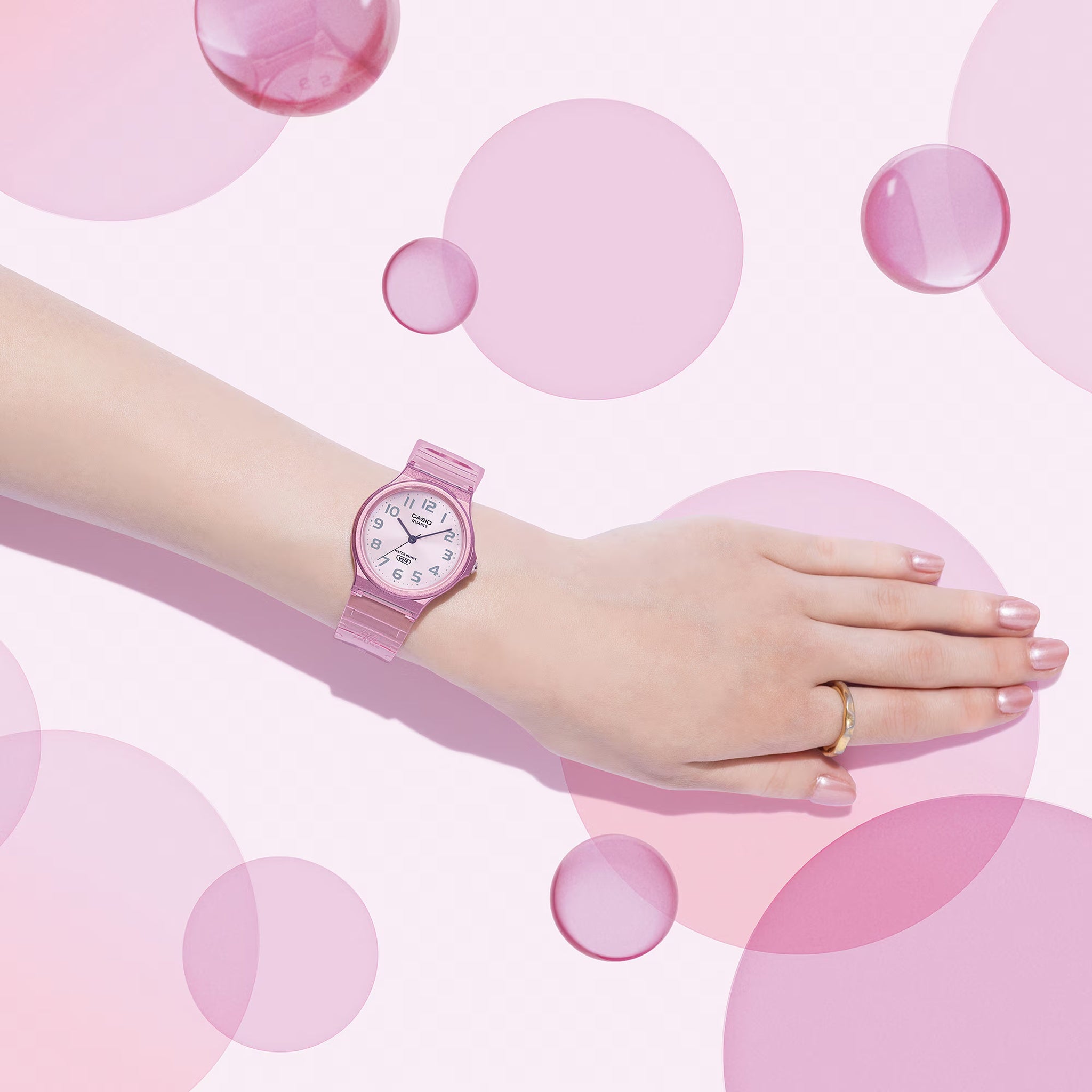Casio Women's Watch MQ-24S-4B Quartz Analog Pink