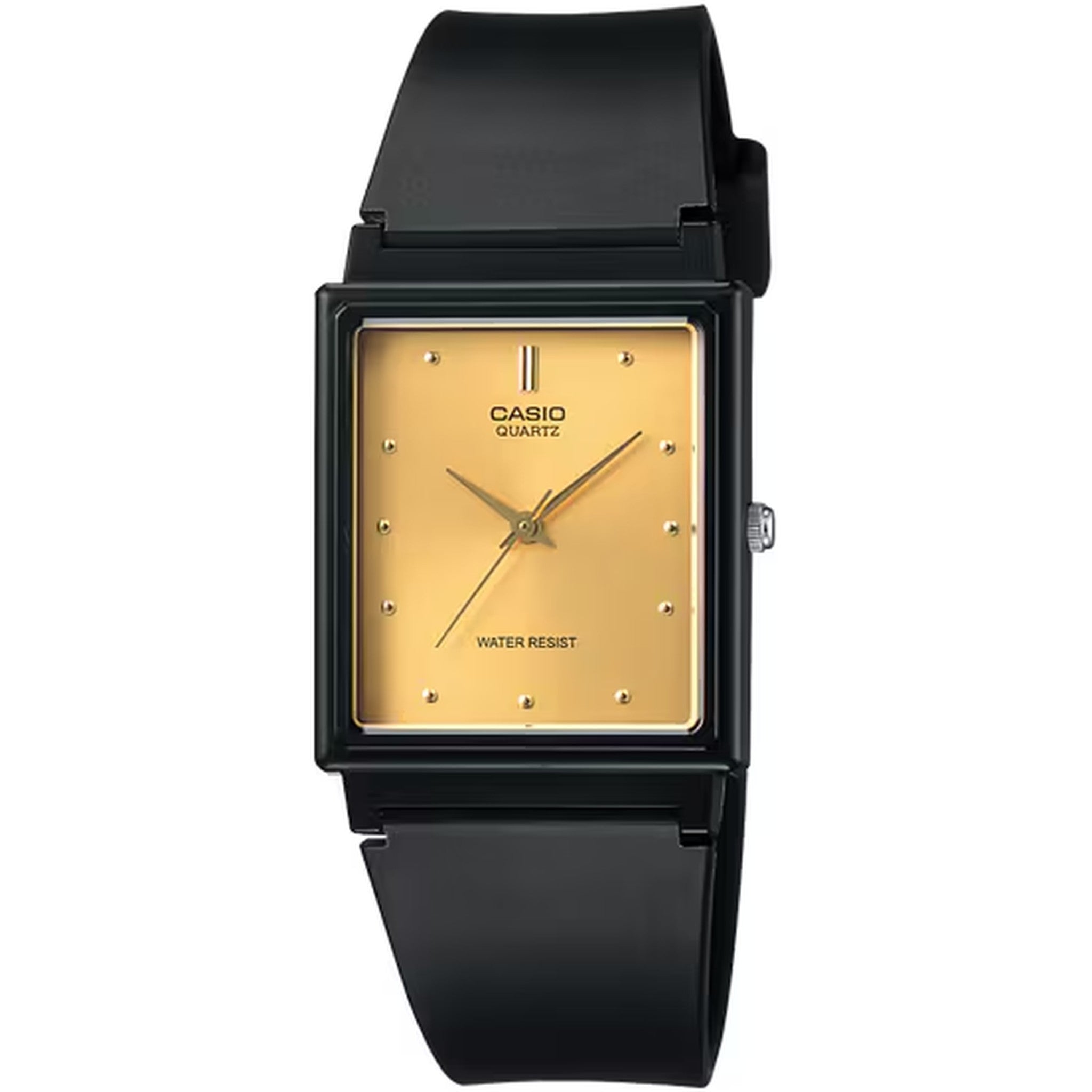 Casio Herrenuhr MQ-38-9A Quarz Analog Schwarz Gold