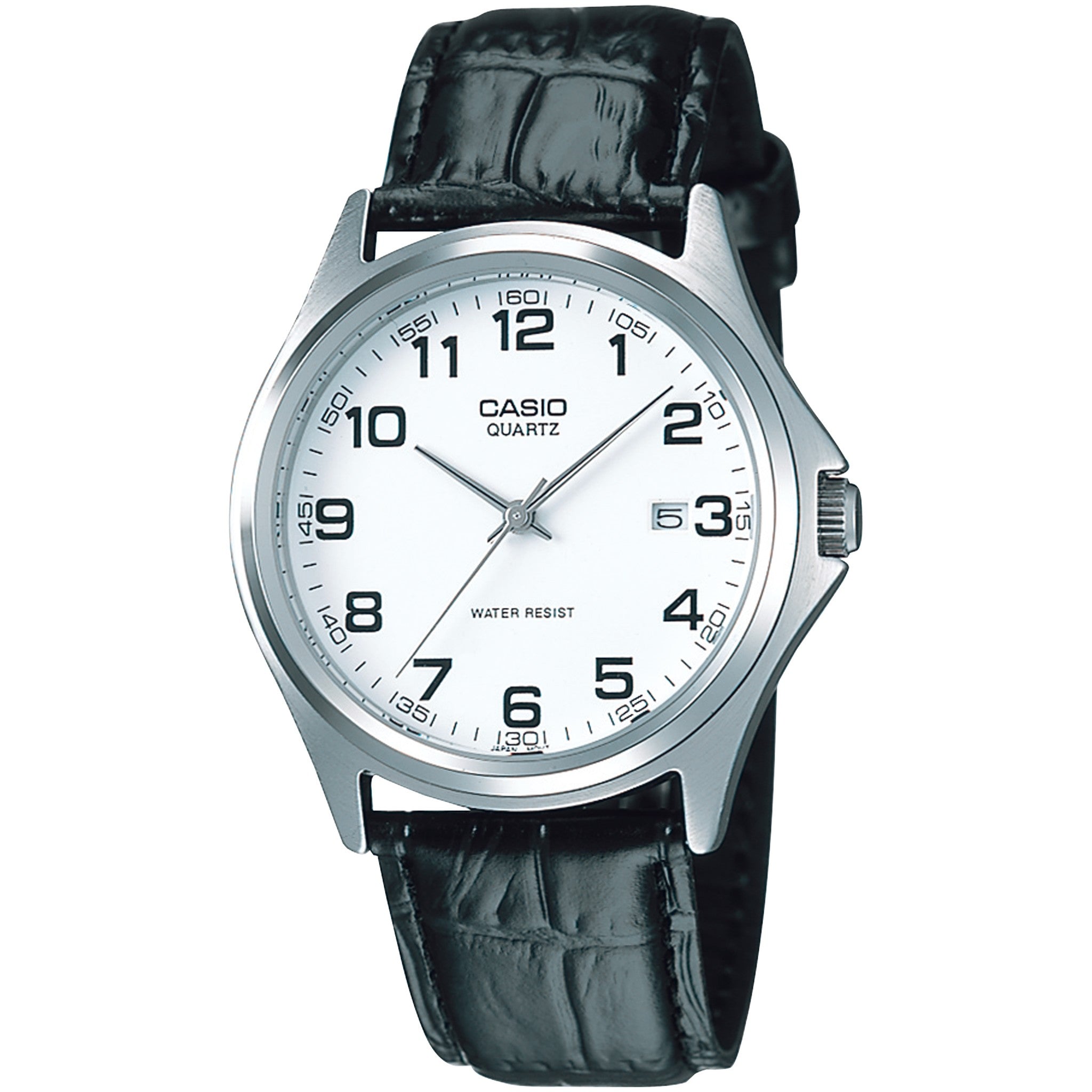 Casio Herrenuhr MTP-1183E-7B Quarz Analog Silber Weiß