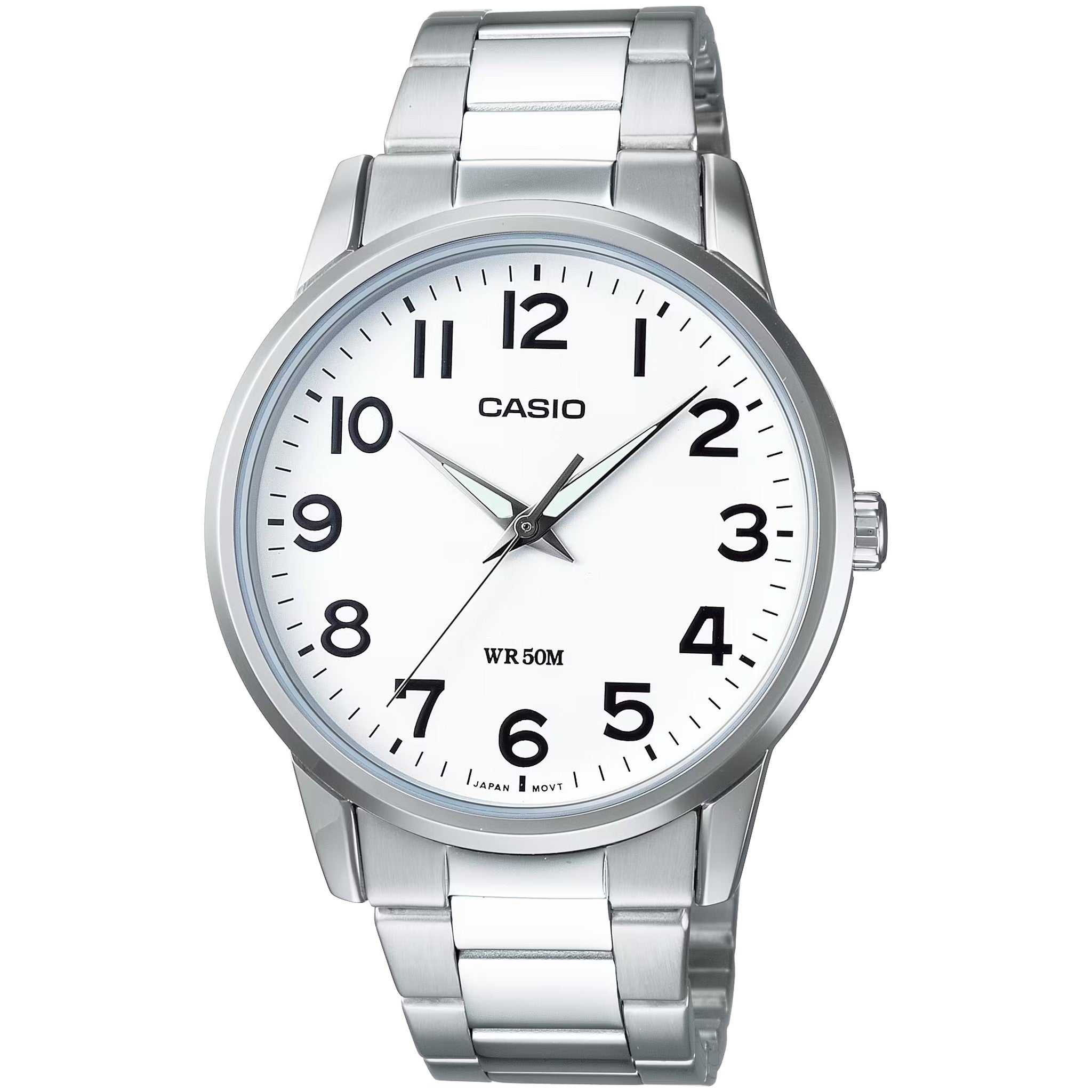 Casio Men's Watch MTP-1303D-7B Quartz Analog Silver White