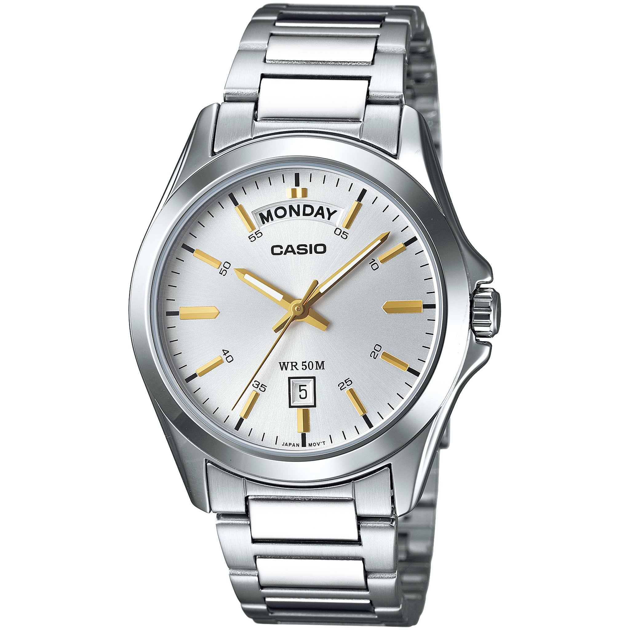 Casio Men's Watch MTP-1370D-7A2 Quartz Analog Silver