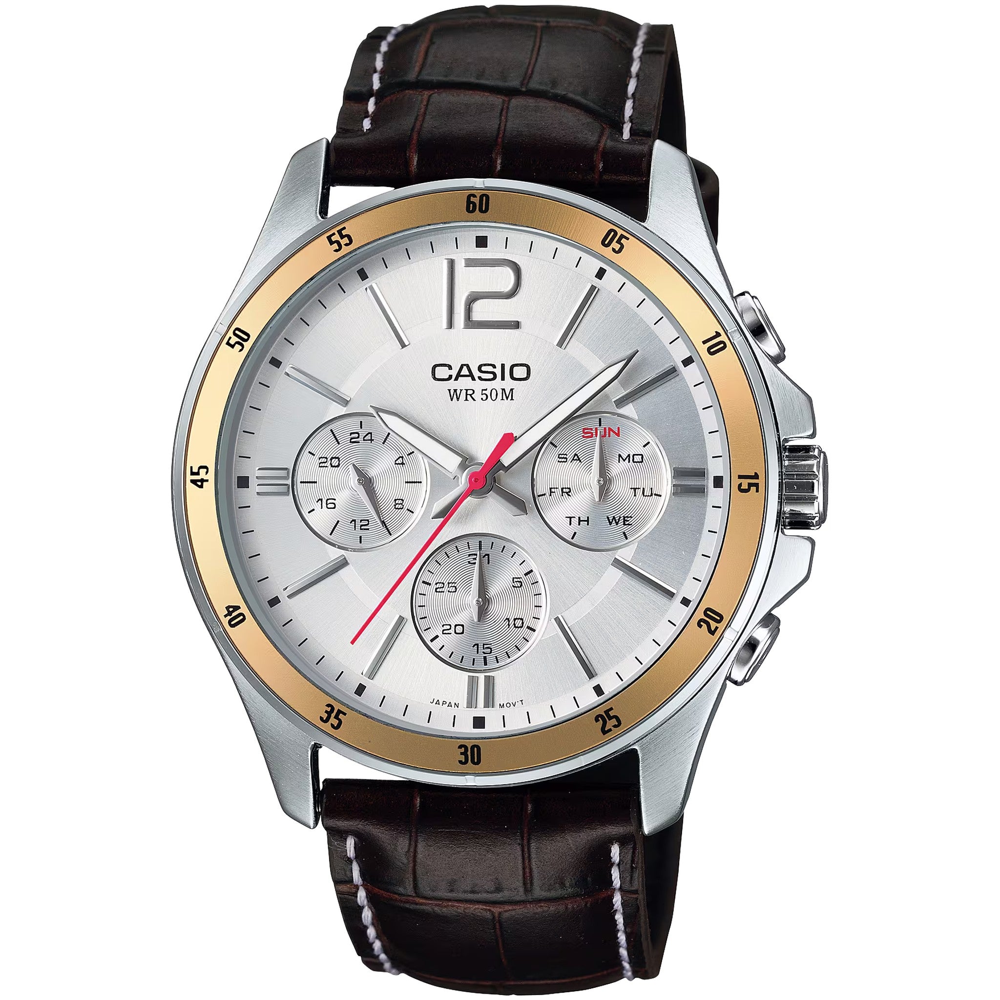 Casio Men's Watch MTP-1374L-7A Quartz Analog Silver
