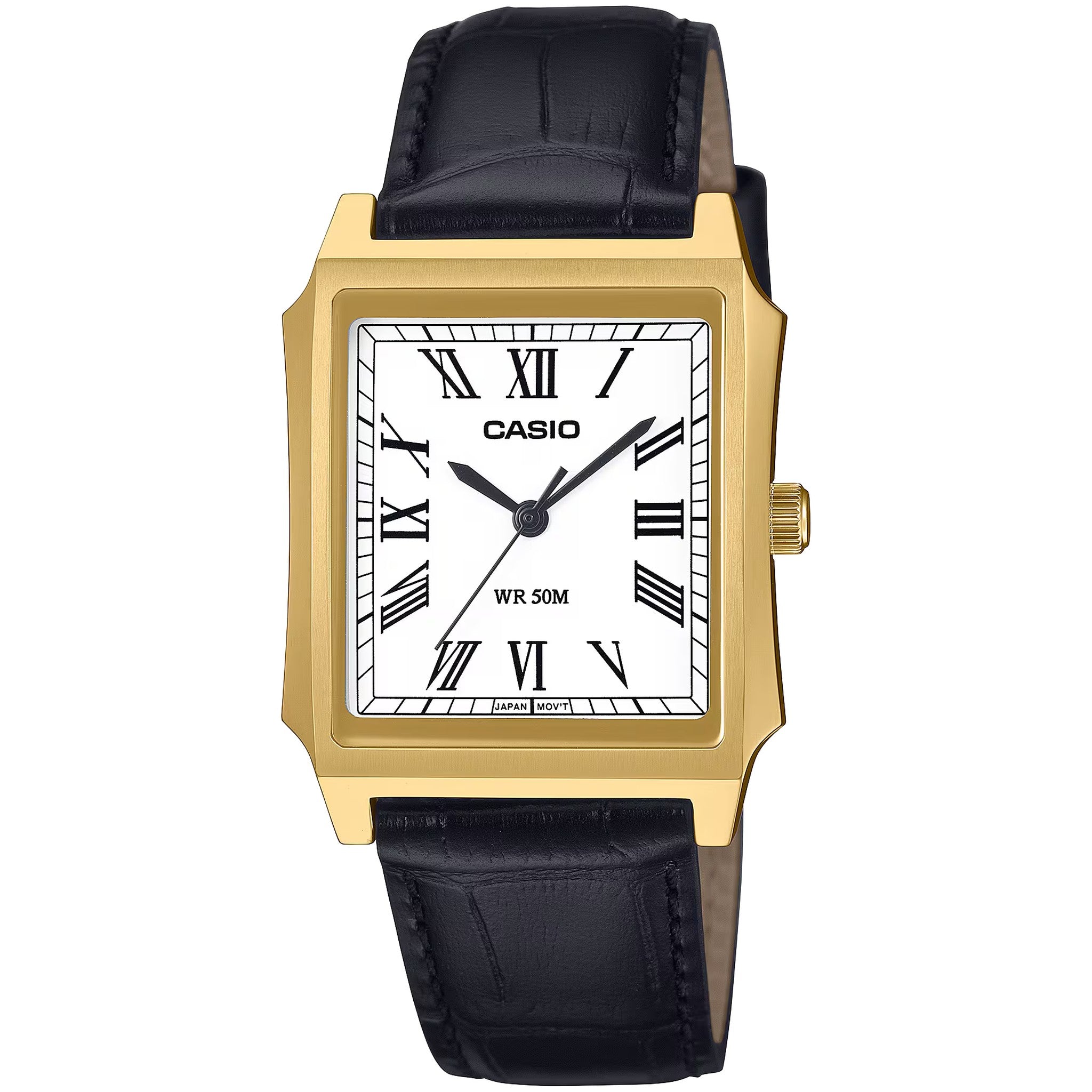 Casio Men's Watch MTP-B190GL-7B Quartz Analog Gold White
