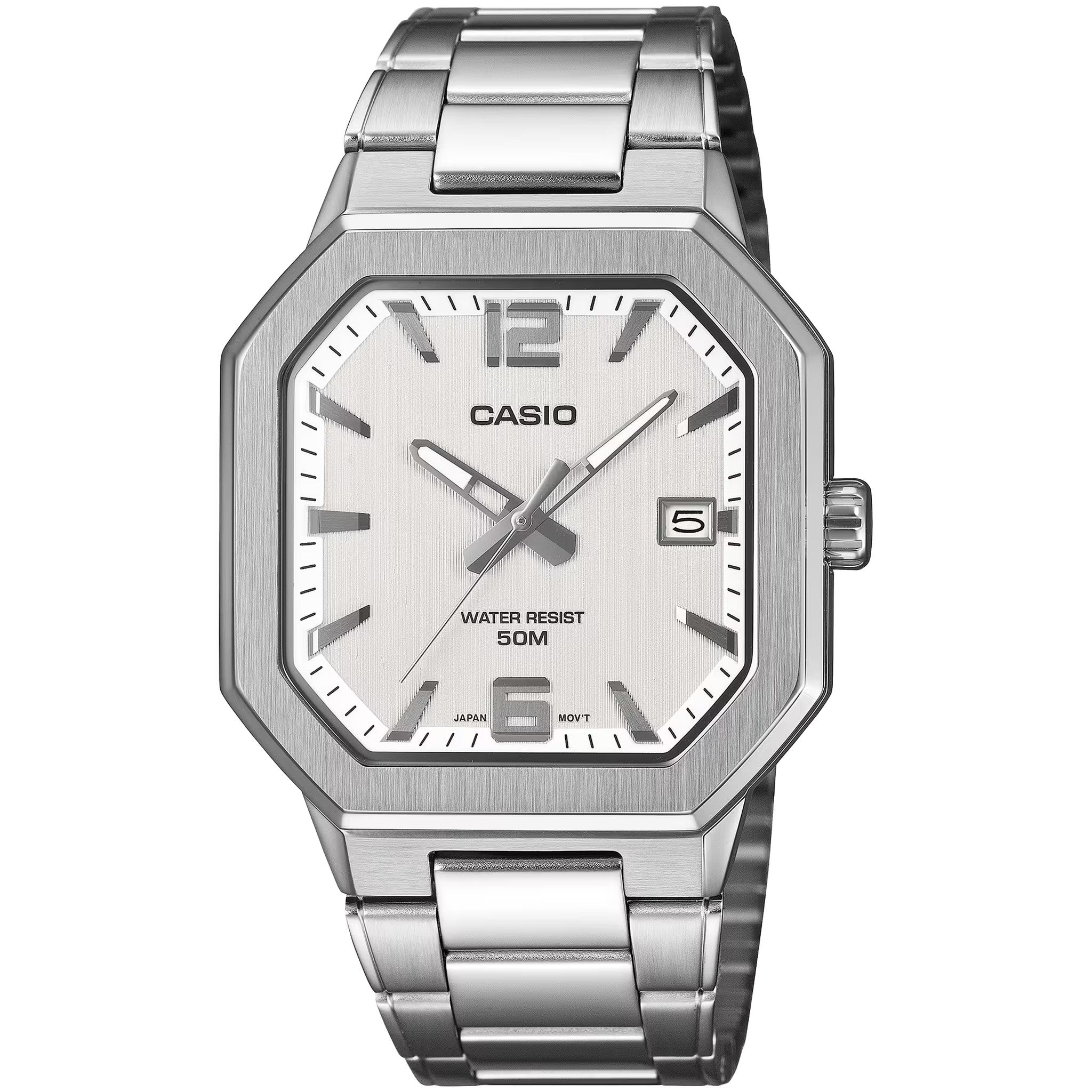 Casio Men's Watch MTP-B195D-7A Quartz Analog Silver