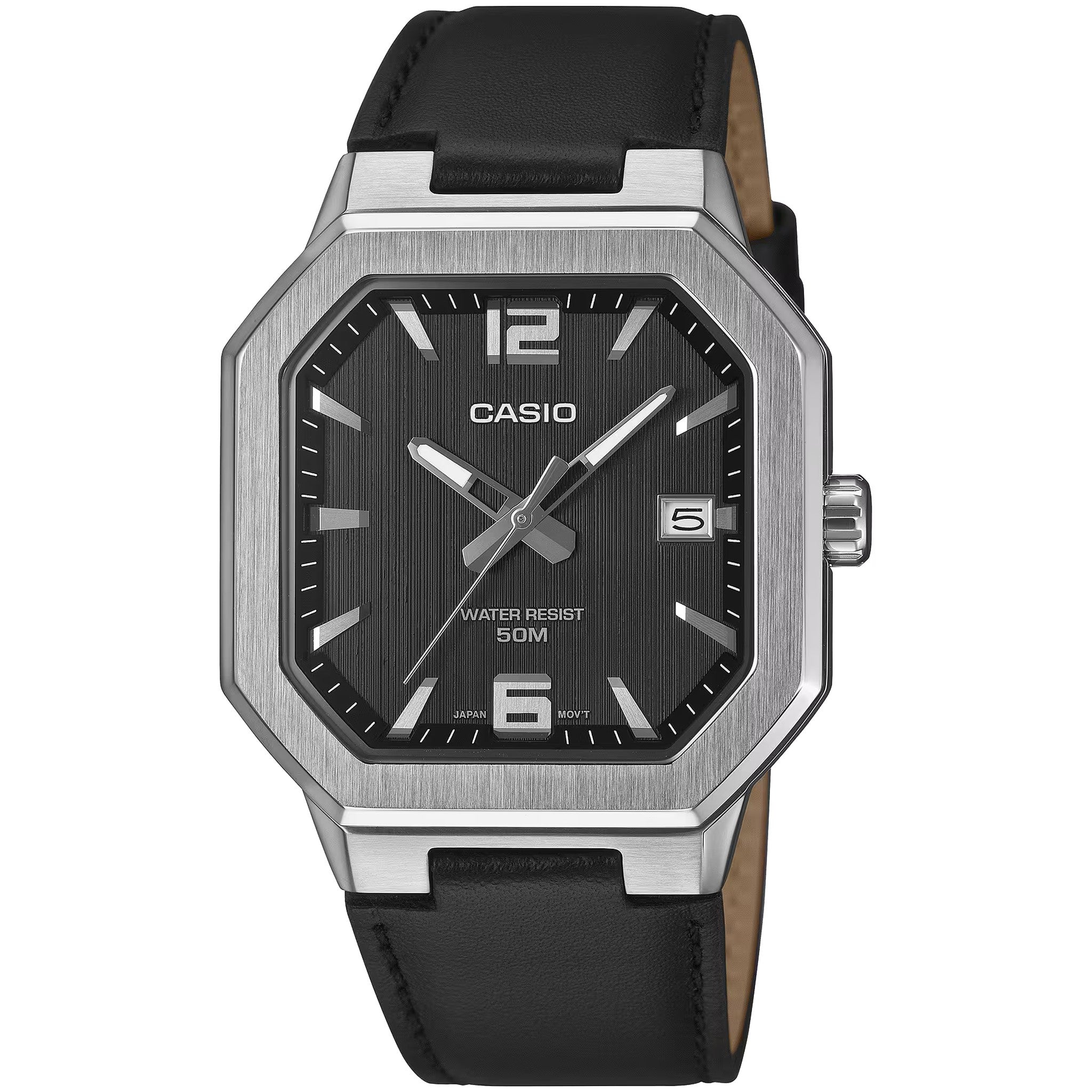 Casio Men's Watch MTP-B195L-1A Quartz Analog Silver Black