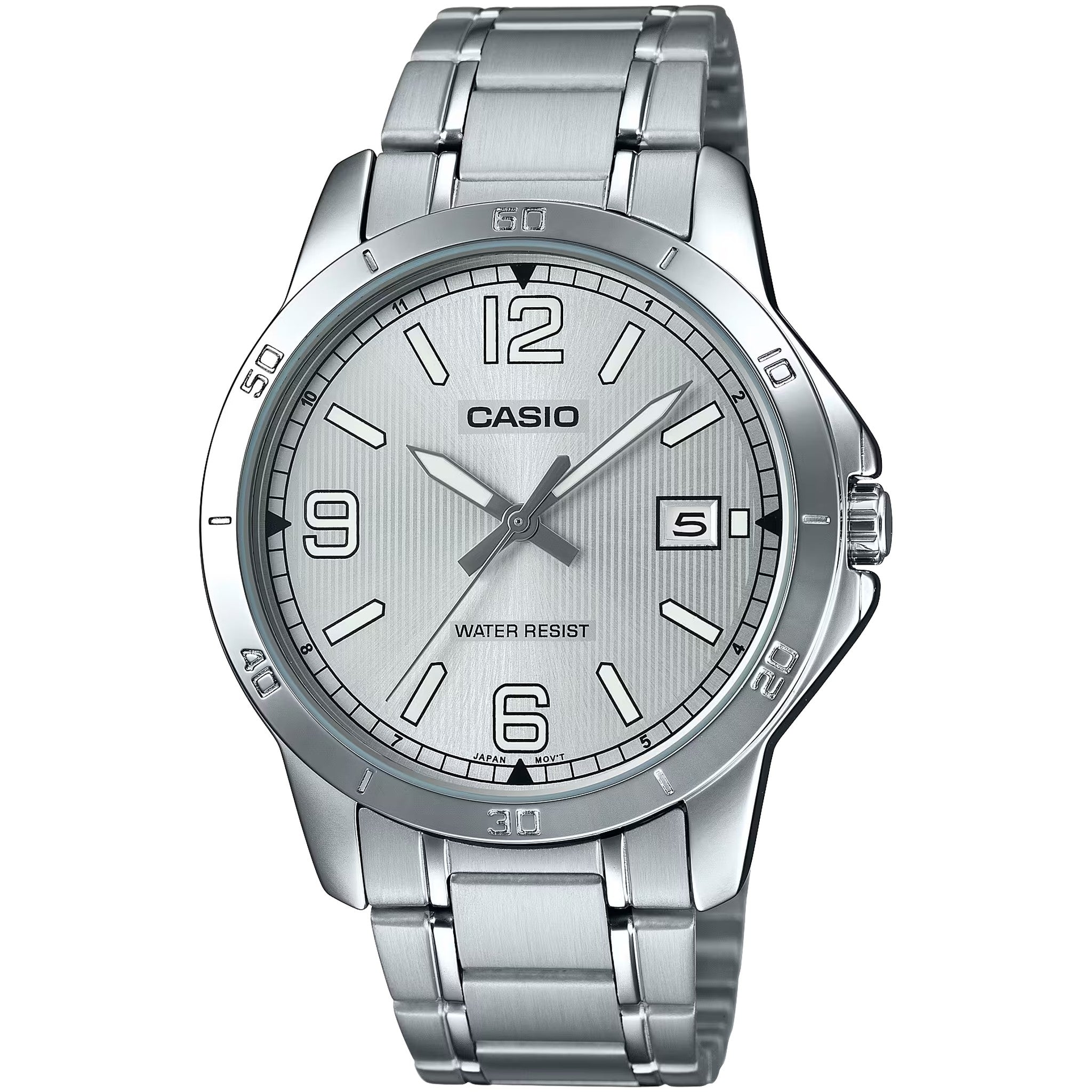 Casio Men's Watch MTP-V004D-7B2 Quartz Analog Silver