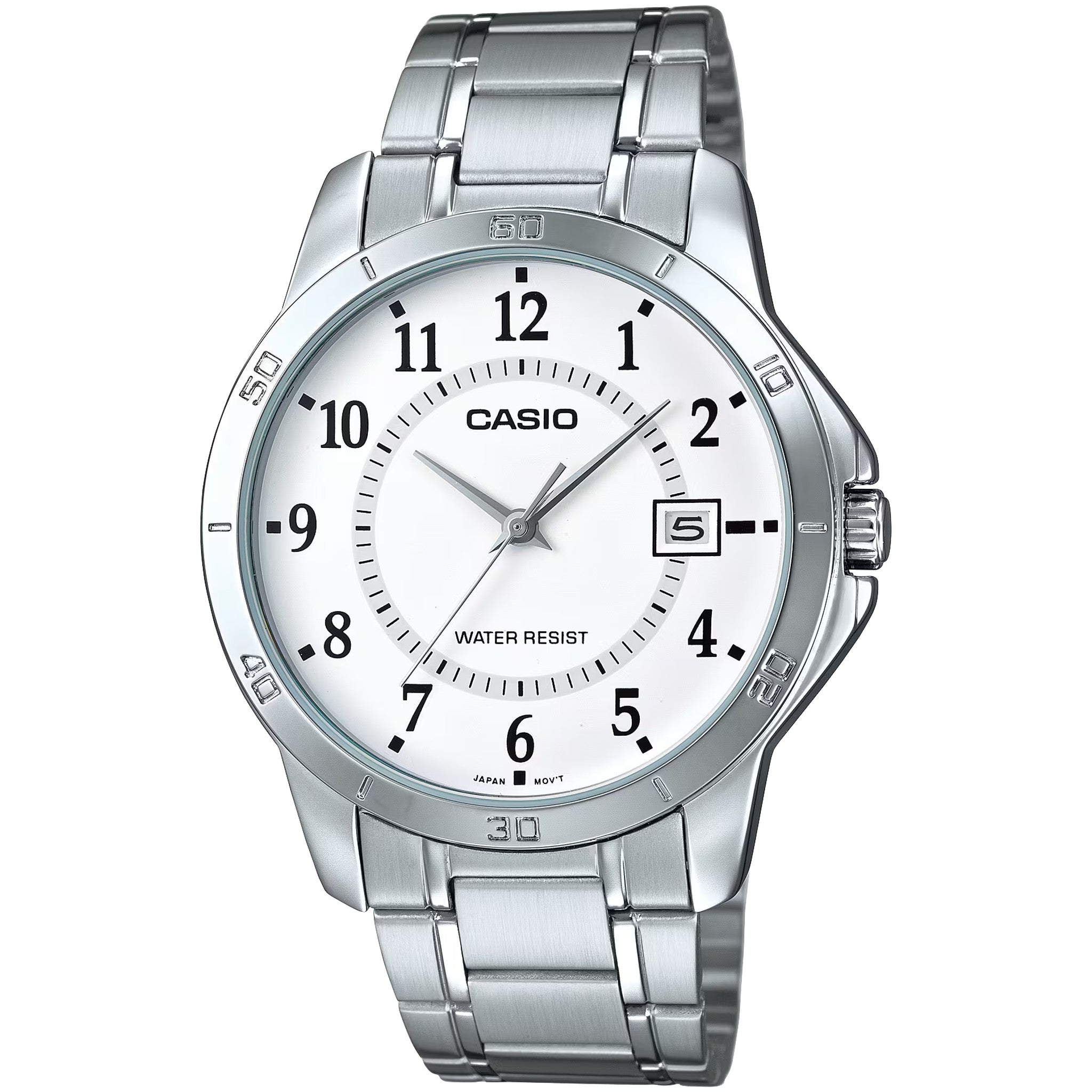 Casio Men's Watch MTP-V004D-7B Quartz Analog Silver White