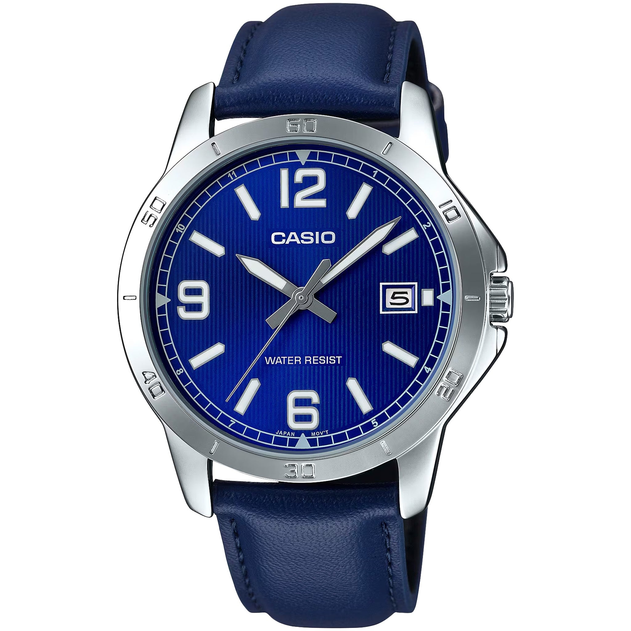 Casio Men's Watch MTP-V004L-2B Quartz Analog Silver Blue