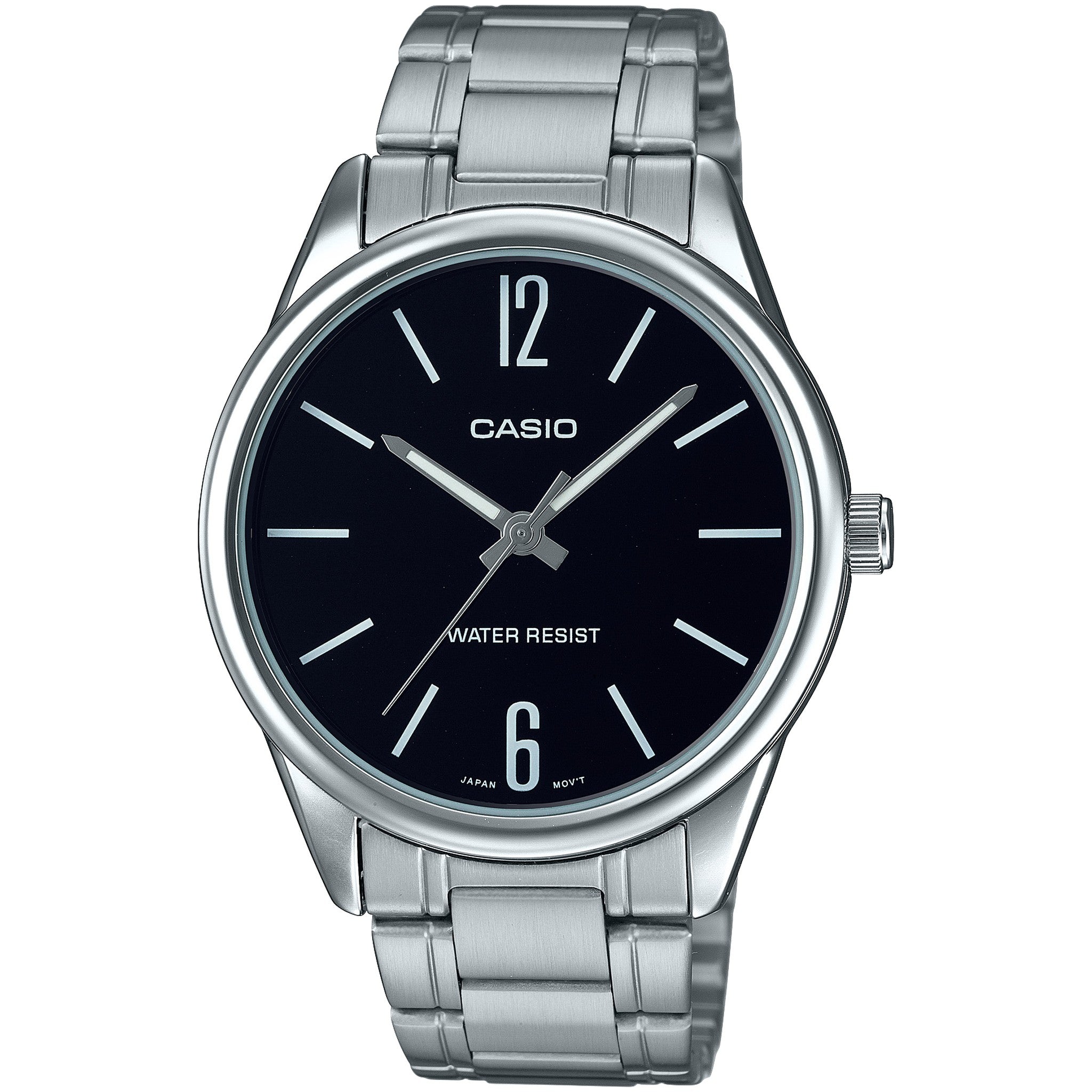Casio Men's Watch MTP-V005D-1B Quartz Analog Silver Black