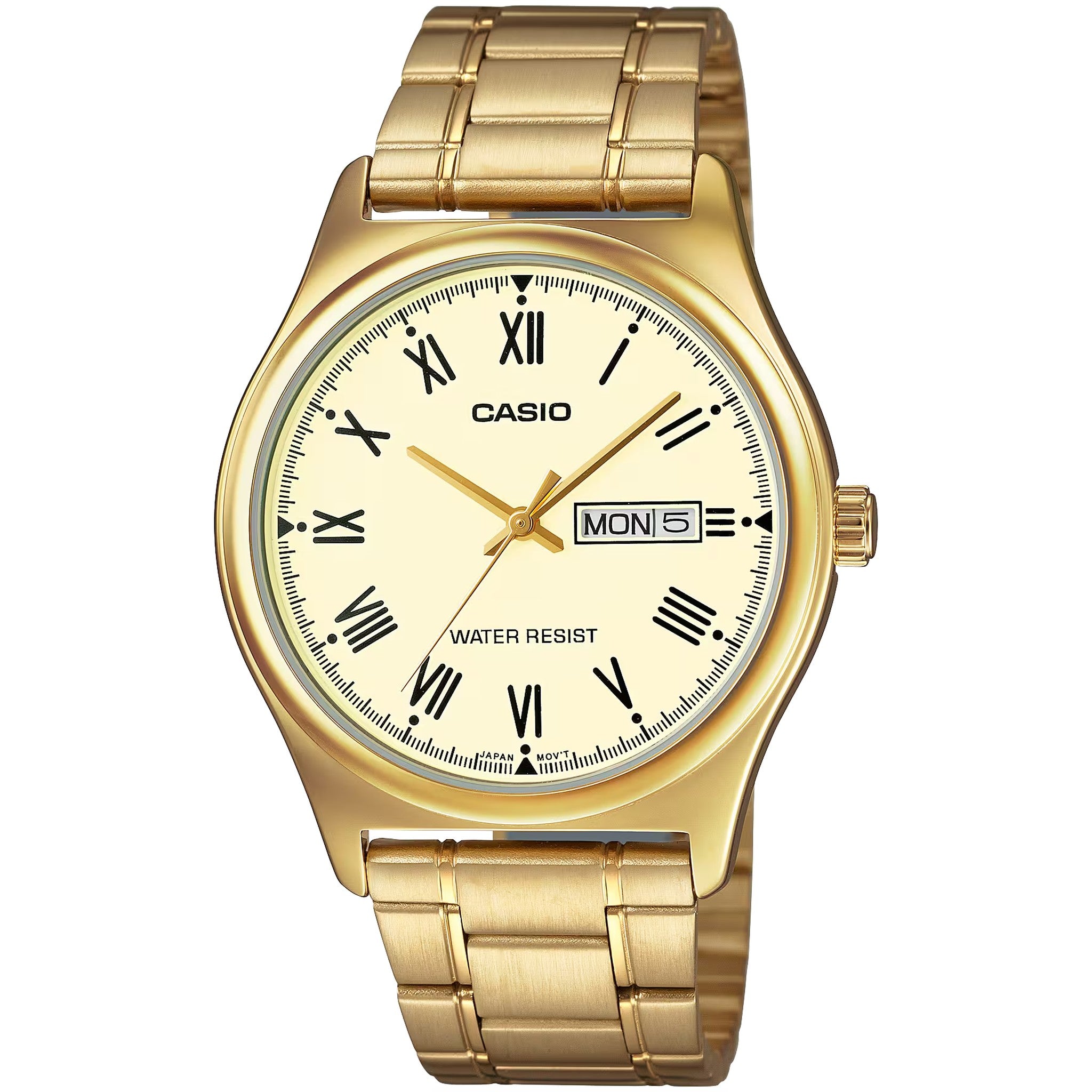 Casio Men's Watch MTP-V006G-9B Quartz Analog Gold