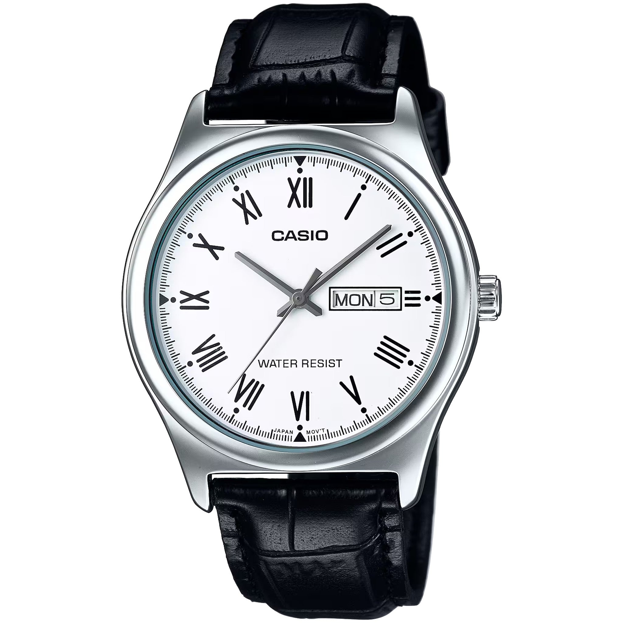 Casio Men's Watch MTP-V006L-7B Quartz Analog Silver White