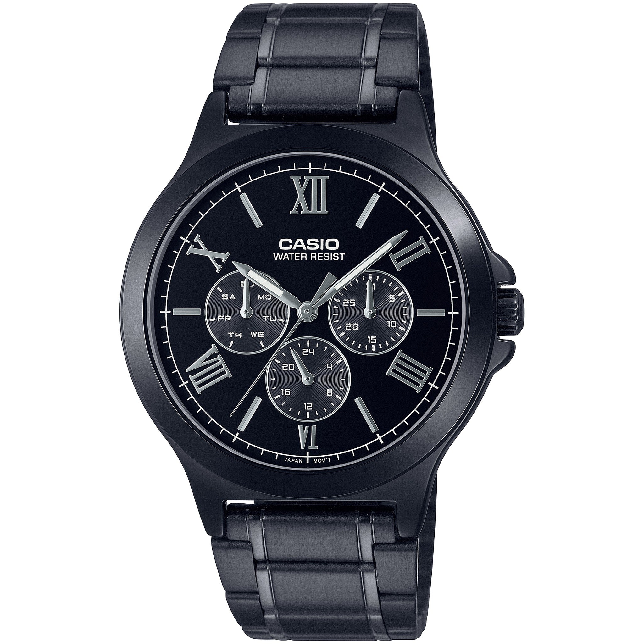 Casio Men's Watch MTP-V300B-1A Quartz Analog Black