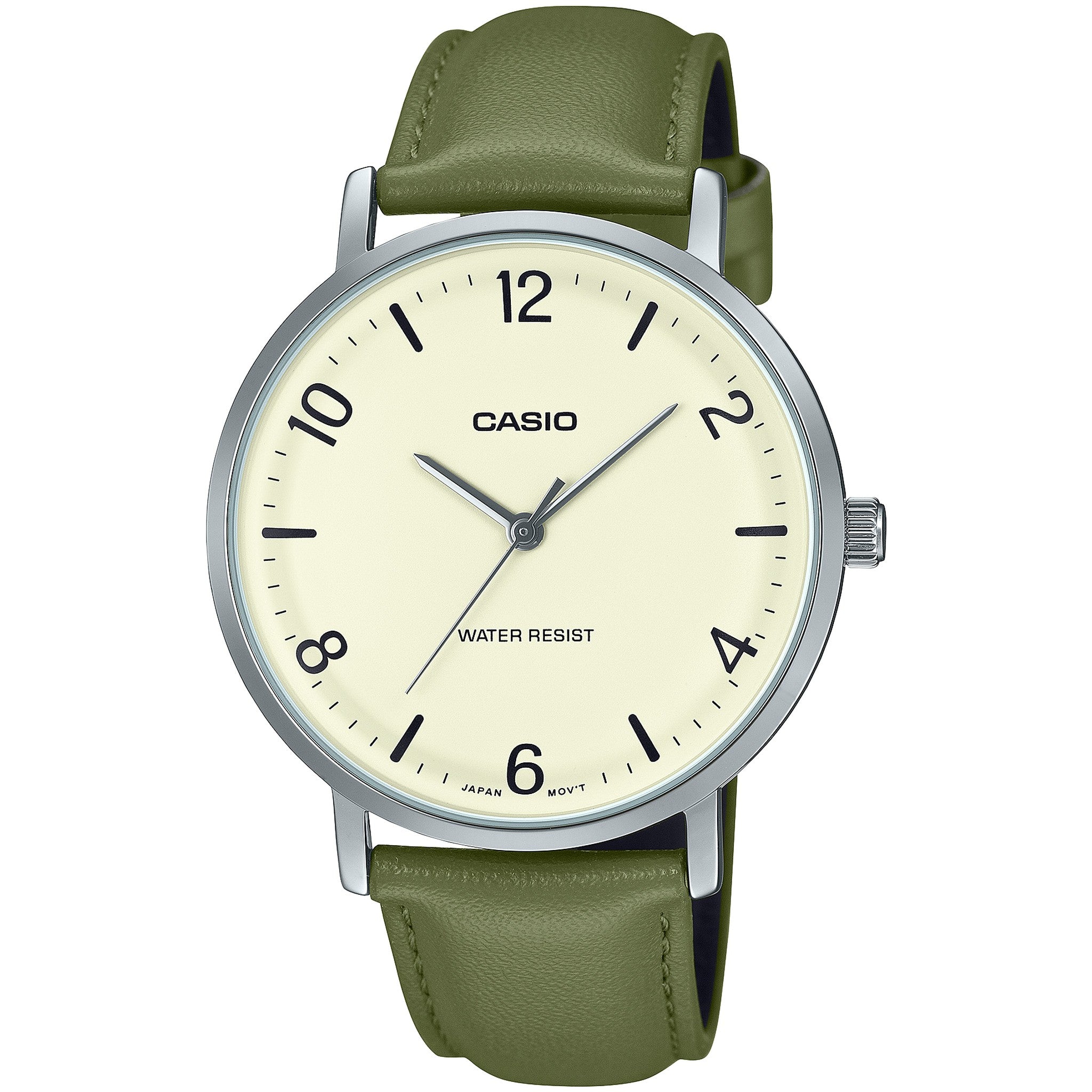 Casio Men's Watch MTP-VT03L-7B Quartz Analog Silver White