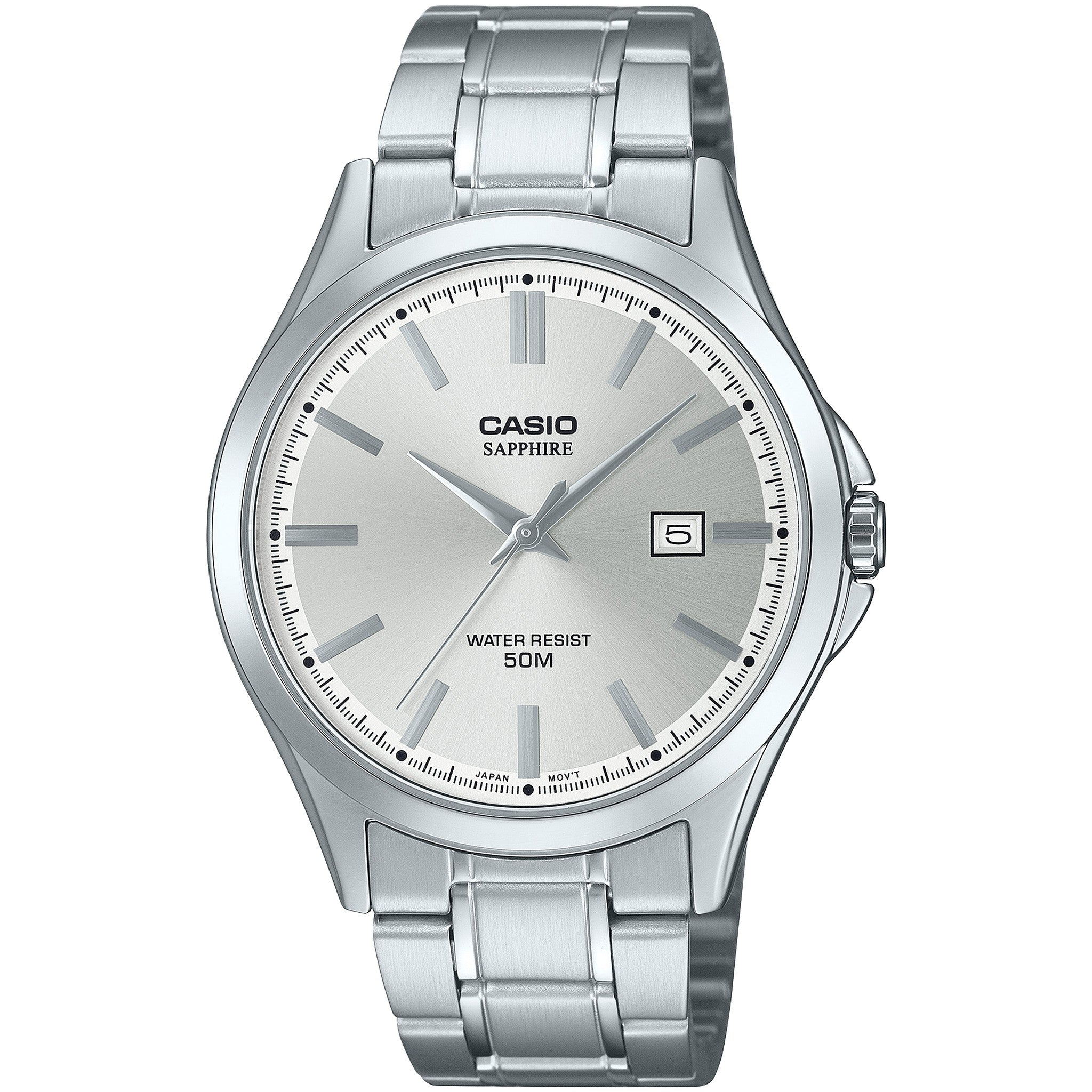 Casio Men's Watch MTS-115D-7A Quartz Analog Silver