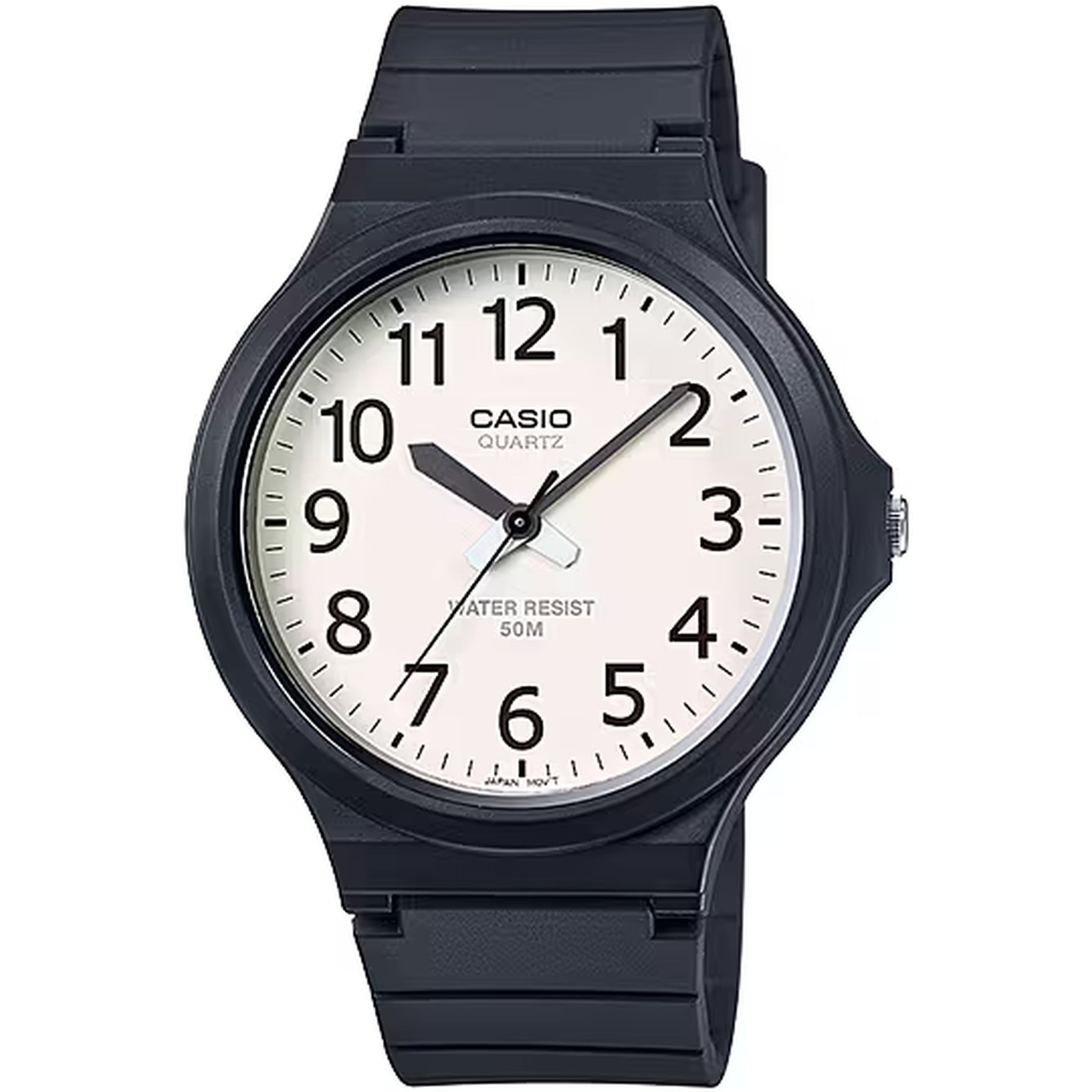 Montre Casio Homme MW-240-7B Quartz Analogique Noir Blanc