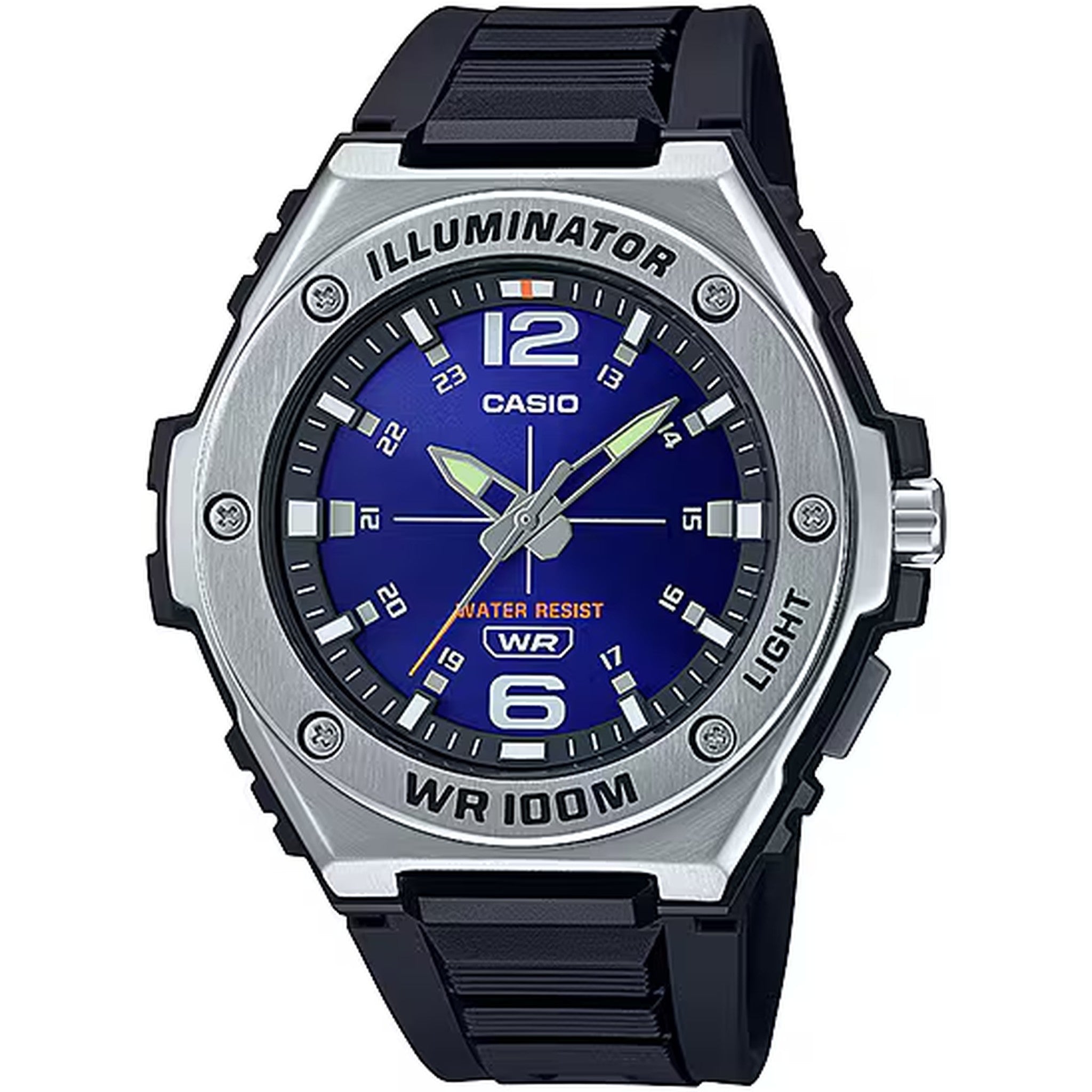 Casio Men's Watch MWA-100H-2A Quartz Analog Silver Blue