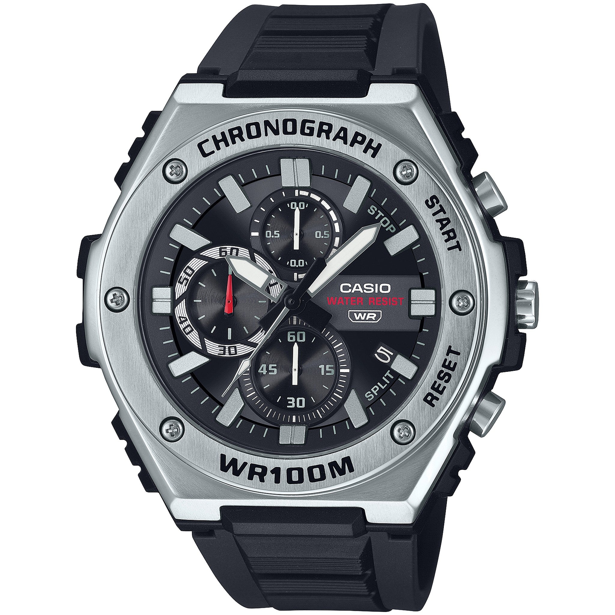 Casio Men's Watch MWA-300H-1A Quartz Analog Silver Black