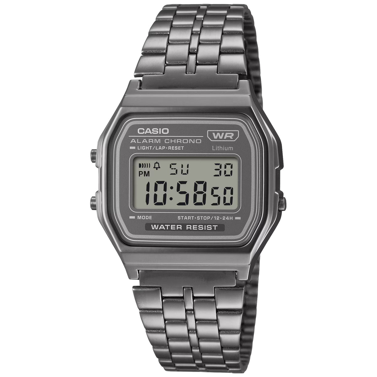 Montre Casio Vintage A158WETB-1A Digitale Gris