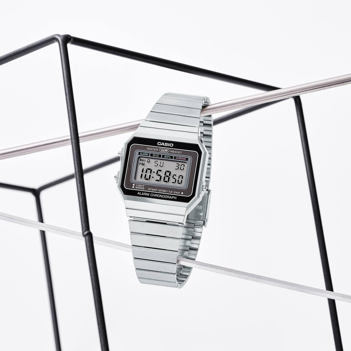 Casio Vintage Uhr A700WE-1A Digital Schwarz