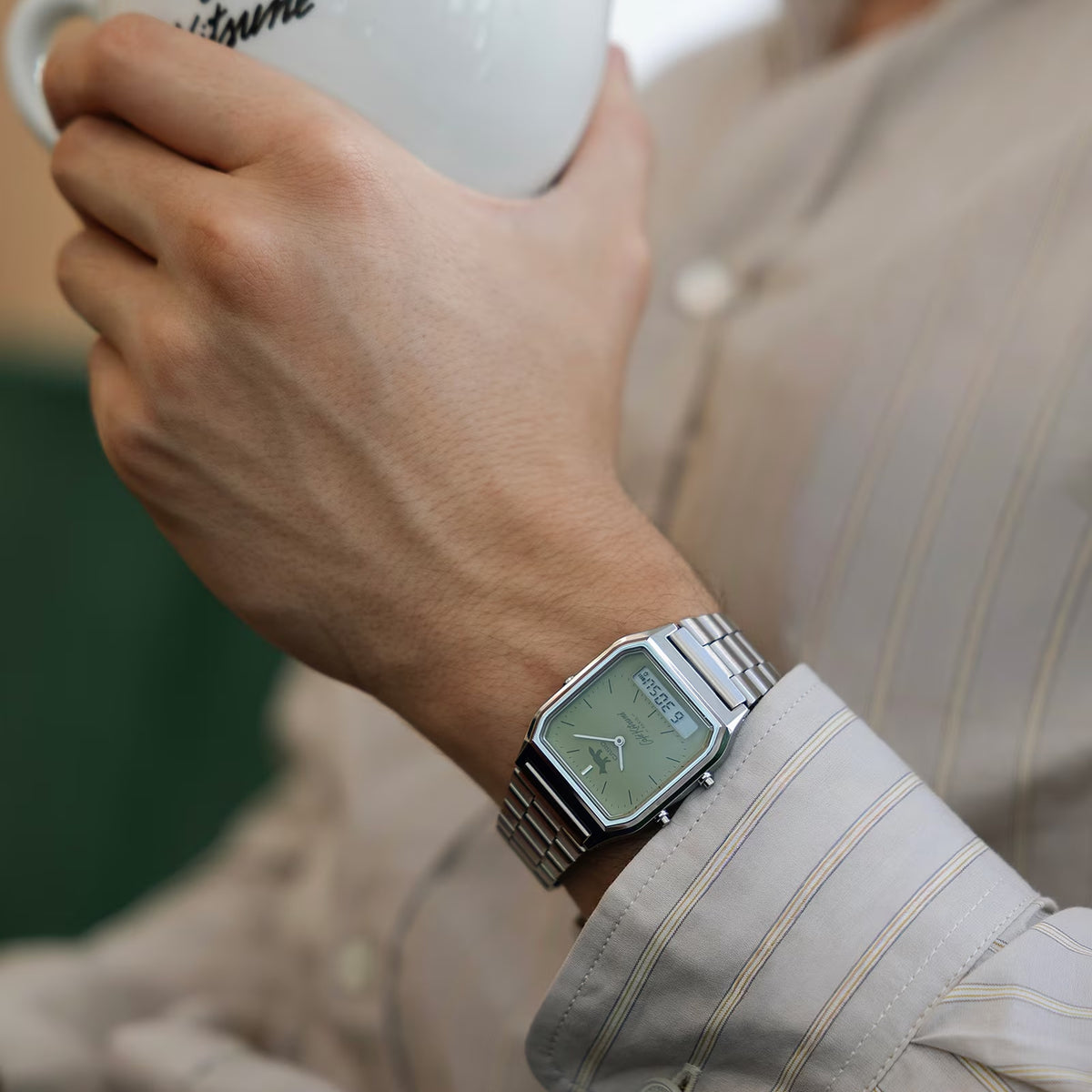 Casio Vintage AQ-230ECK-3A Café Kitsuné Green Watch