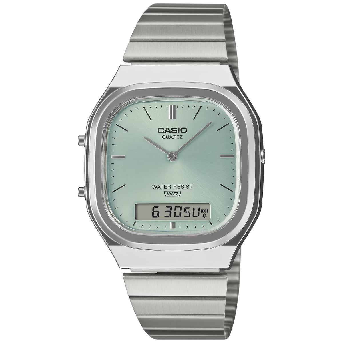 Montre Casio Vintage AQ-240E-2A Analogique / Digitale Bleu