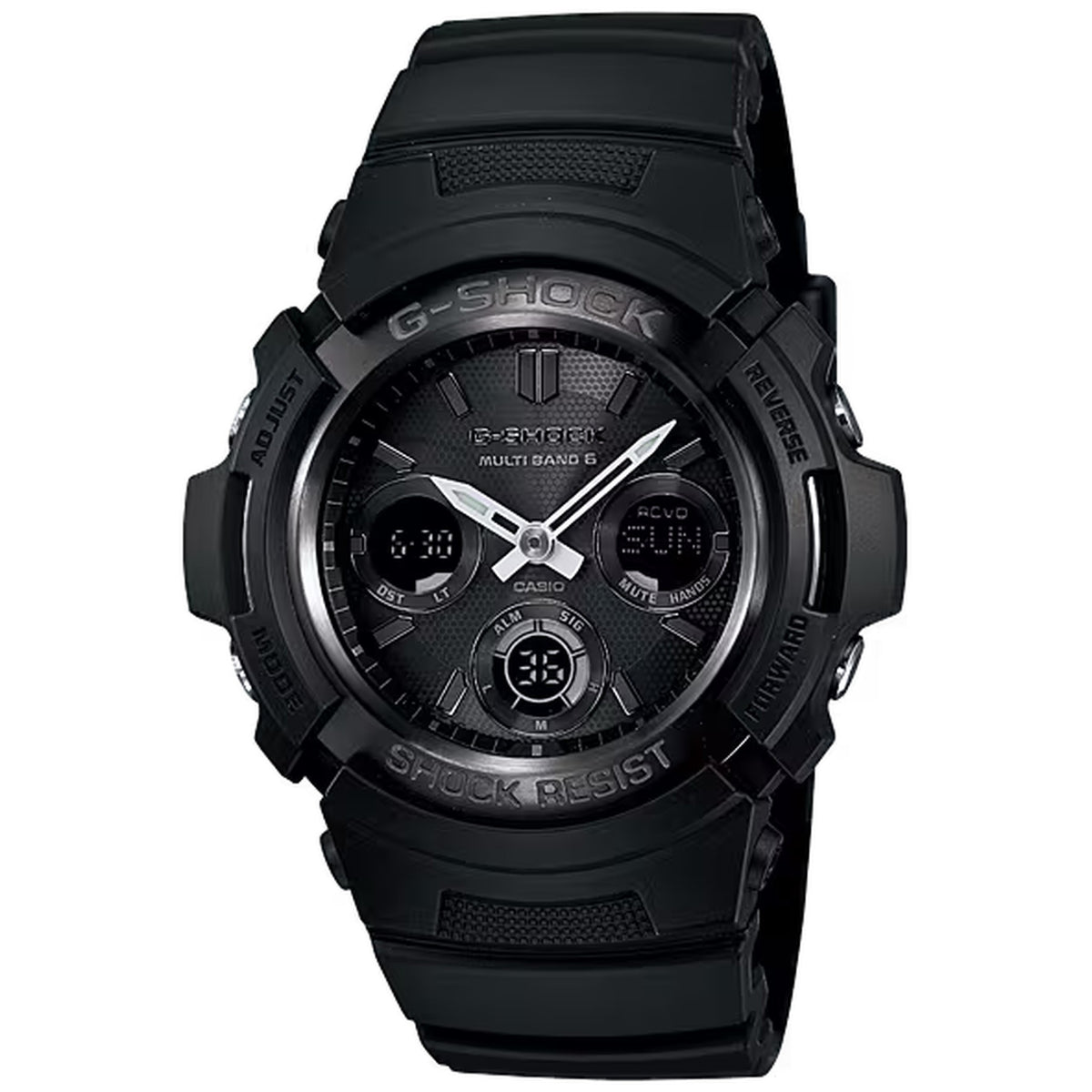 Casio G-Shock AWG-M100B-1A Solar Radio-Controlled Analog / Digital Watch