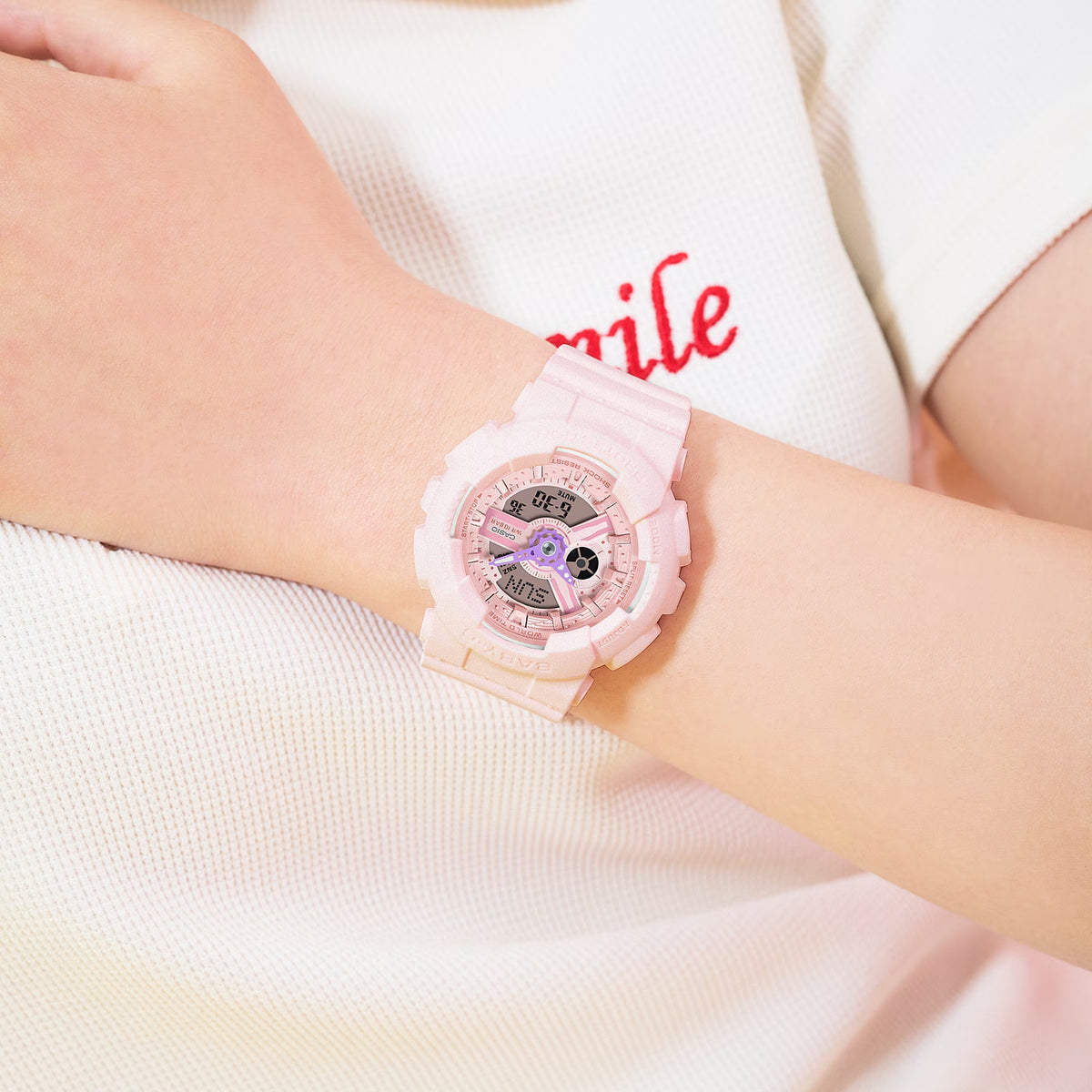 Casio Baby-G BA-110AH-4A Analog/Digital Pink Women's Watch
