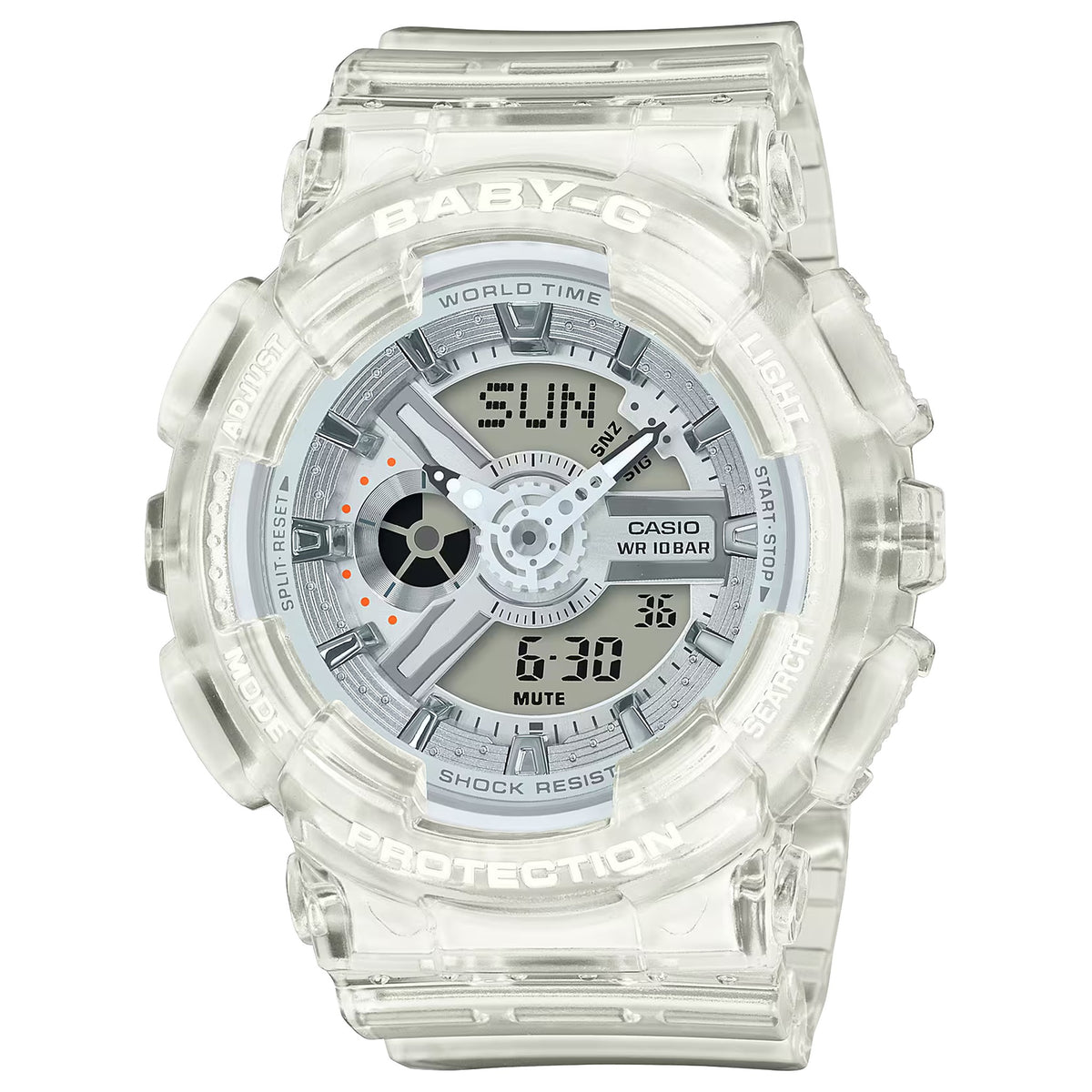 Casio Baby-G BA-110XCR-7A Damenuhr Transparent