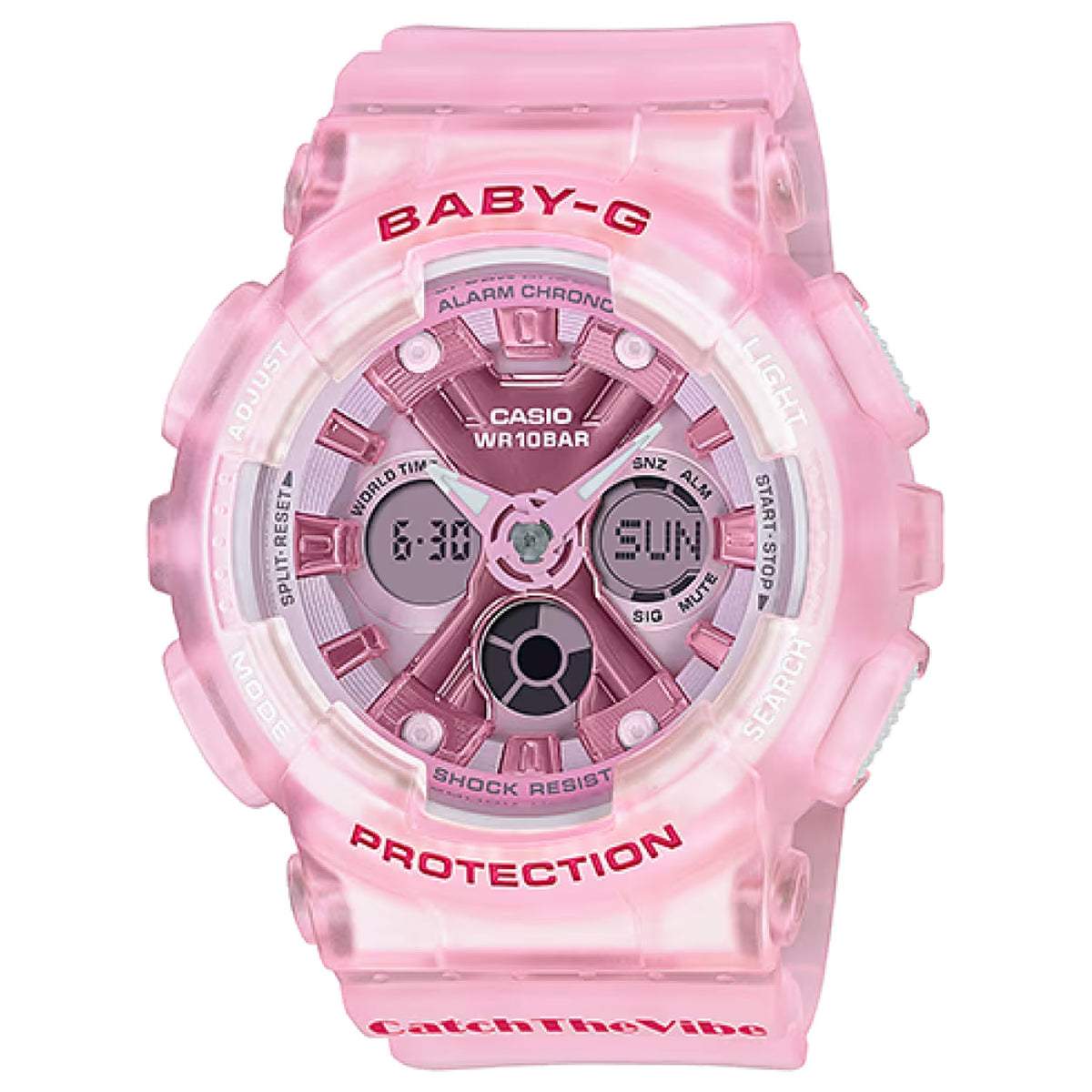Casio Baby-G BA-130CV-4A Damenarmbanduhr Rosé Riehata