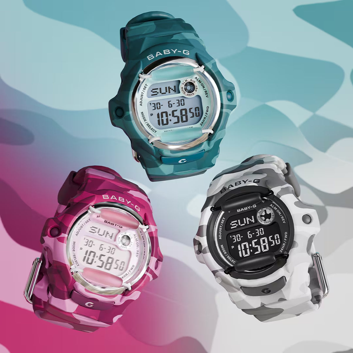Montre Casio Baby-G BG-169CM-4 Digitale Rose Femme