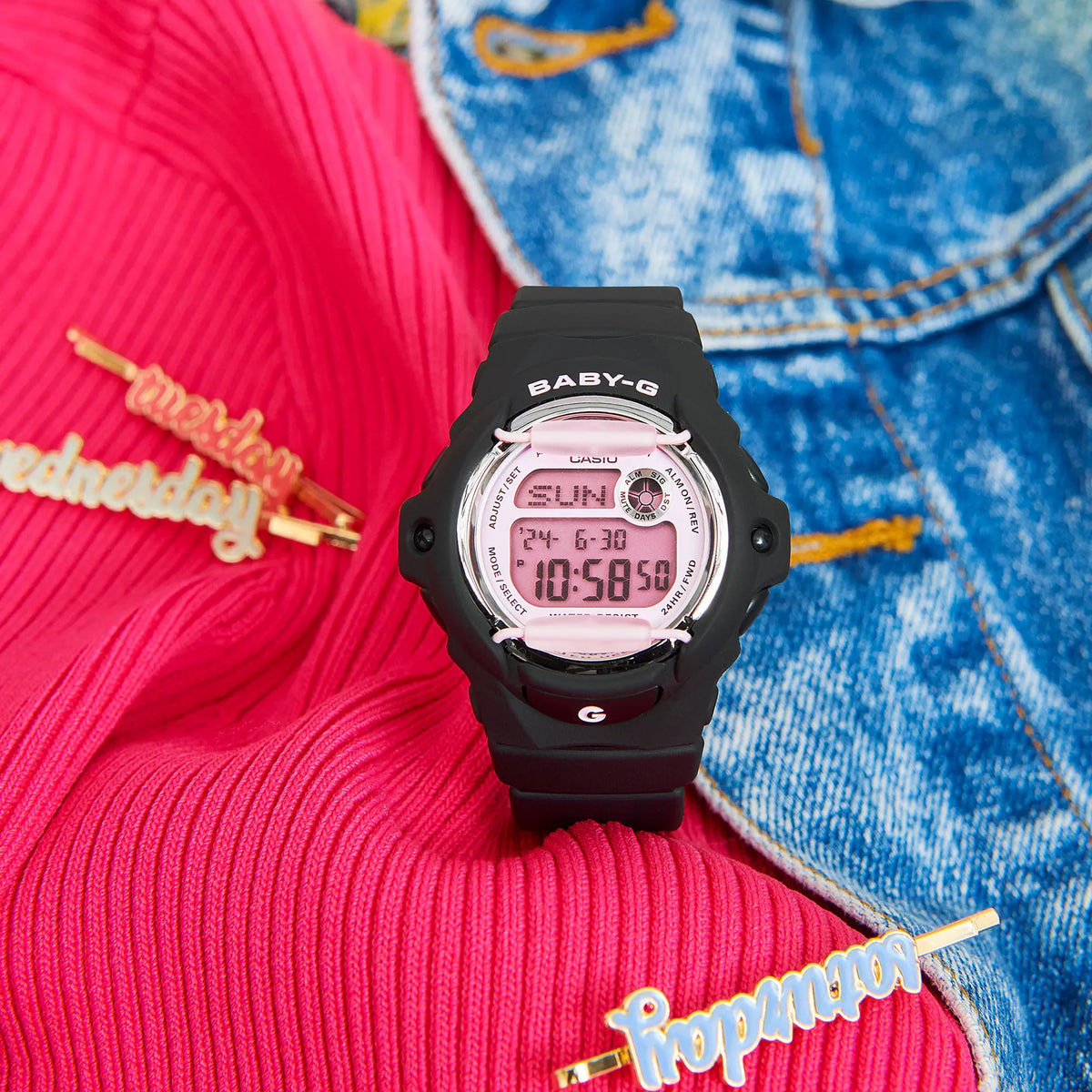 Casio Baby-G BG-169U-1C Damenuhr Schwarz Rosa
