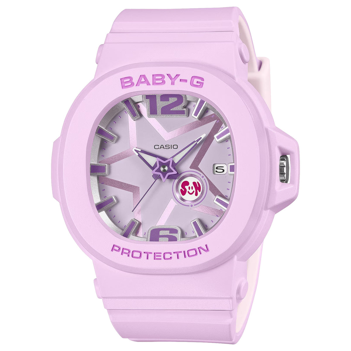 Casio Baby-G BGA-10D-6A Damenuhr Violett Rosa