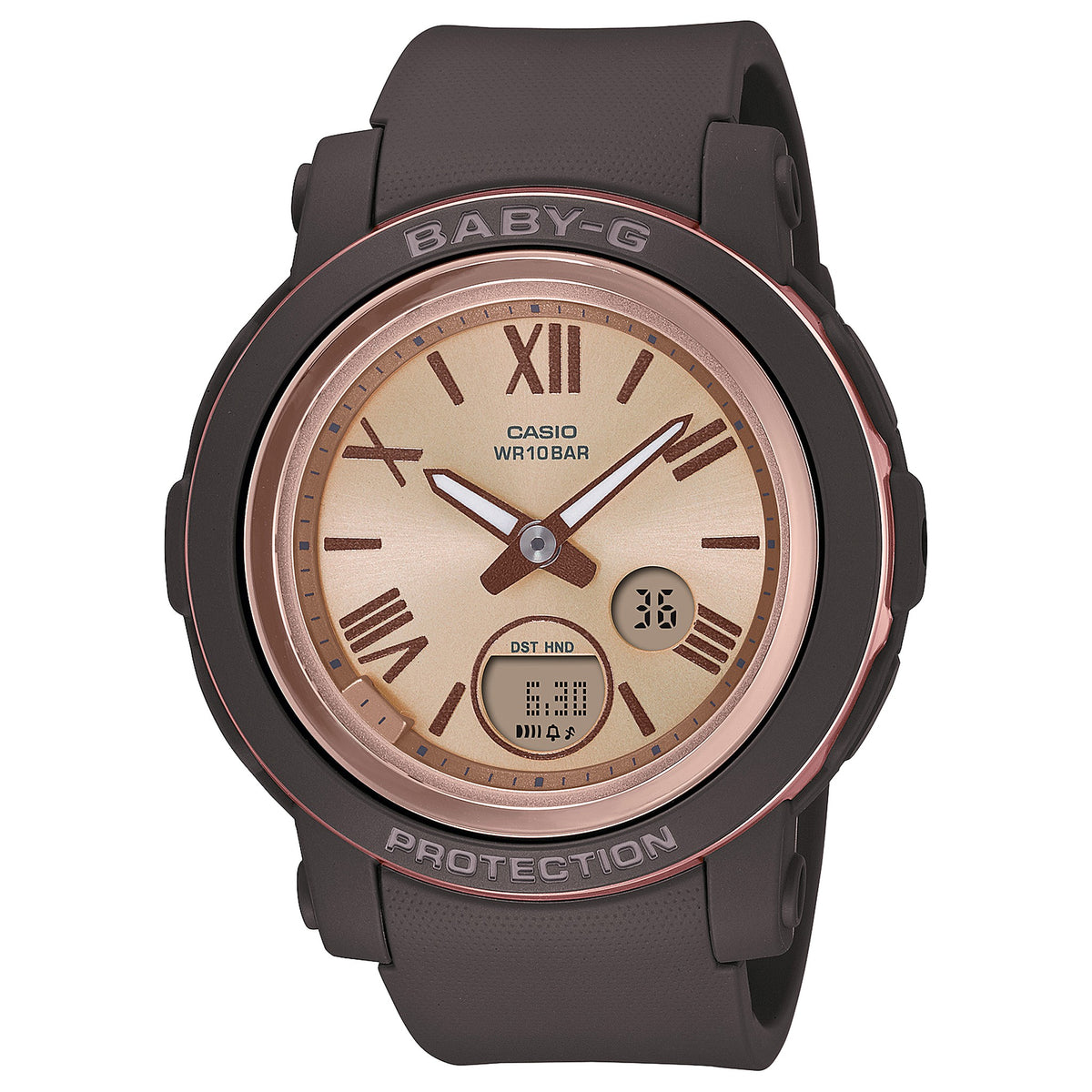 Casio Baby-G BGA-290-5A Damen Armbanduhr Braun Bronze
