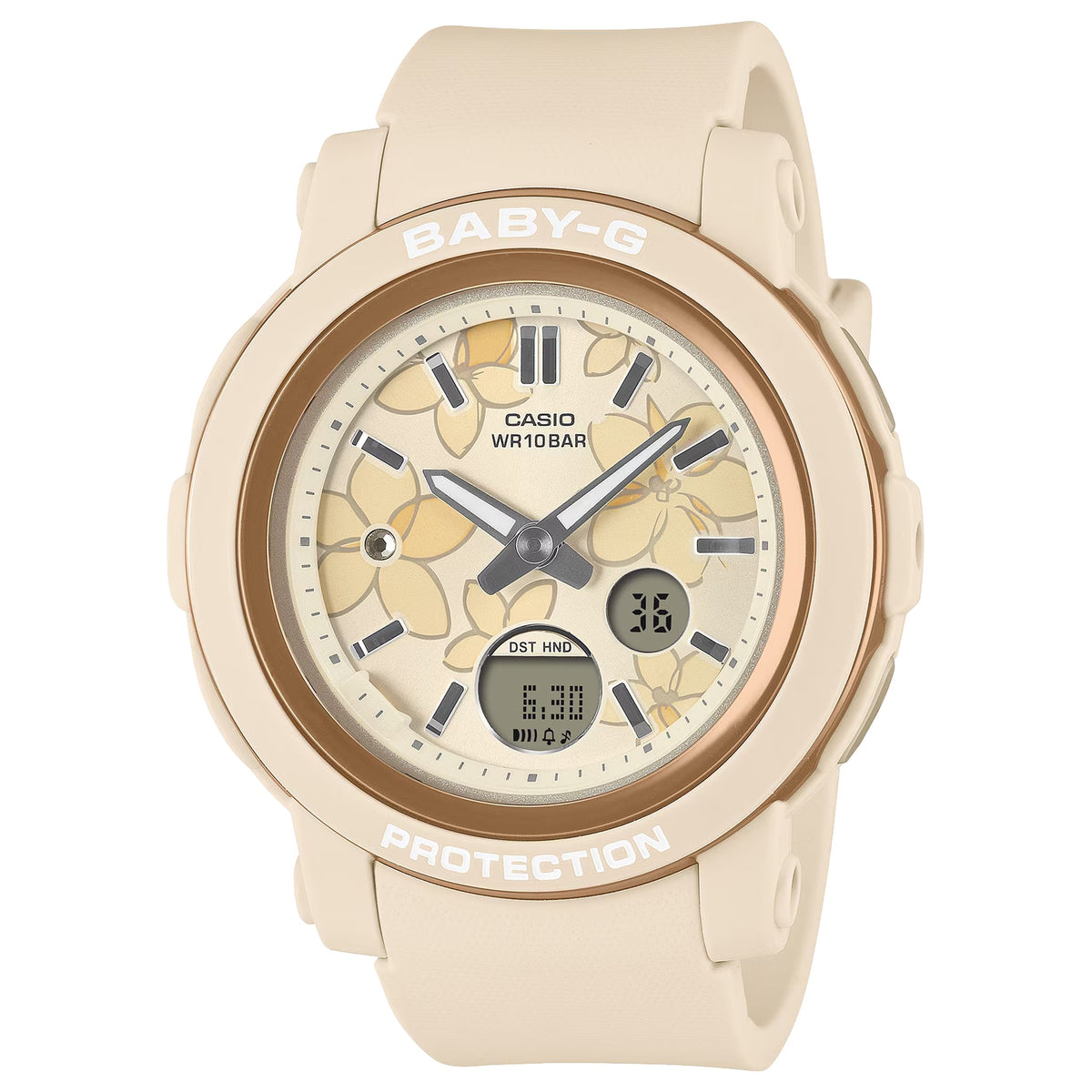 Casio Baby-G BGA-290FL-4A Damenuhr Beige