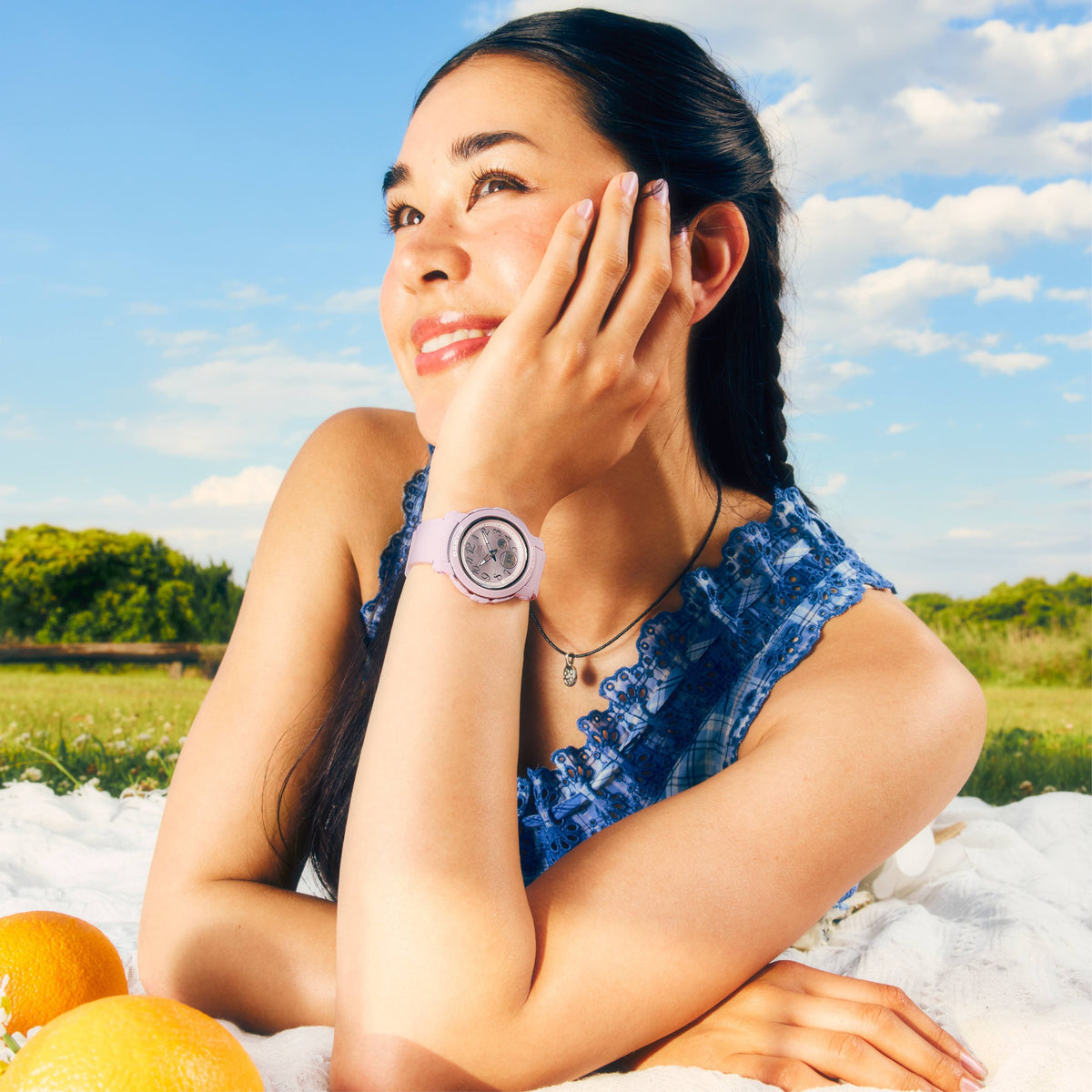 Casio Baby-G BGA-290SA-6A Analog/Digital-Uhr Violett Damen