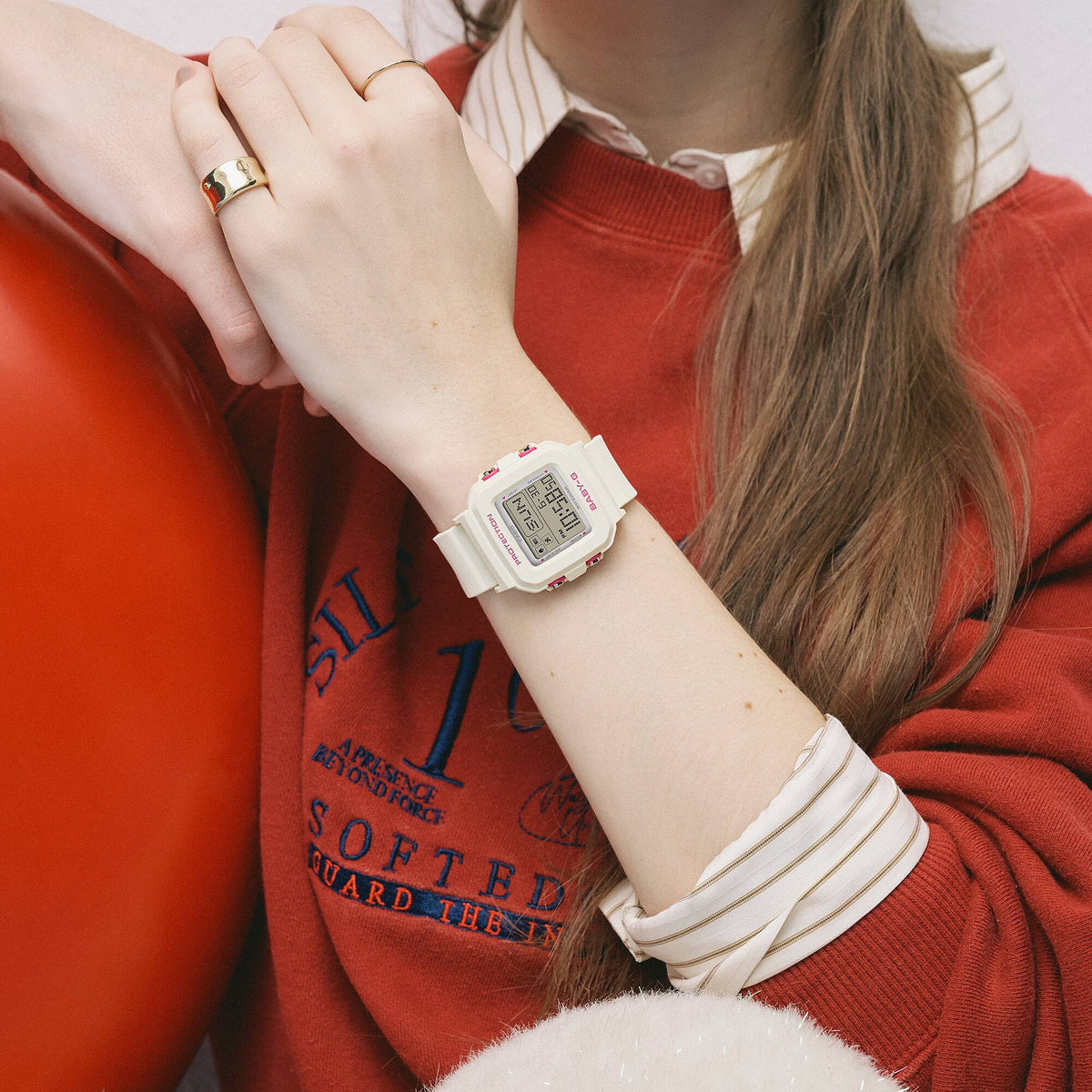 Casio Baby-G BGD-10KH-7 Damen Quarzuhr Weiß