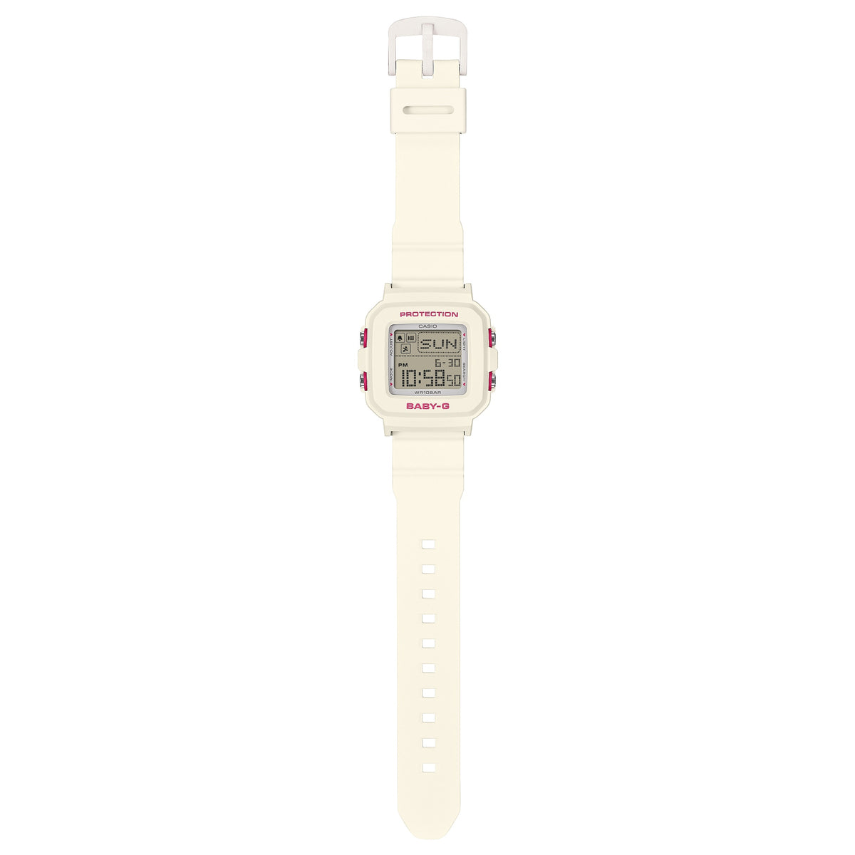 Casio Baby-G BGD-10KH-7 Damen Quarzuhr Weiß