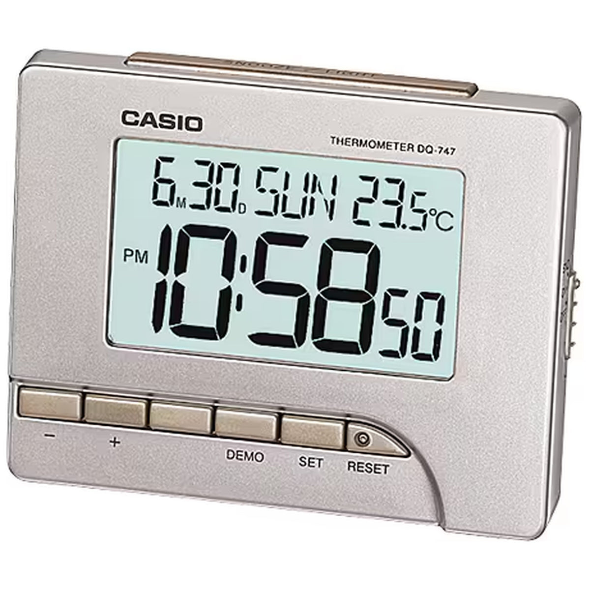 Sveglia Orologio Casio DQ-747-8 Digitale Grigio