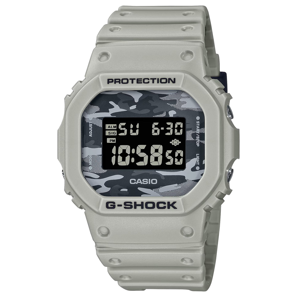 Casio G-Shock DW-5600CA-8 Herrenuhr Grau Camouflage