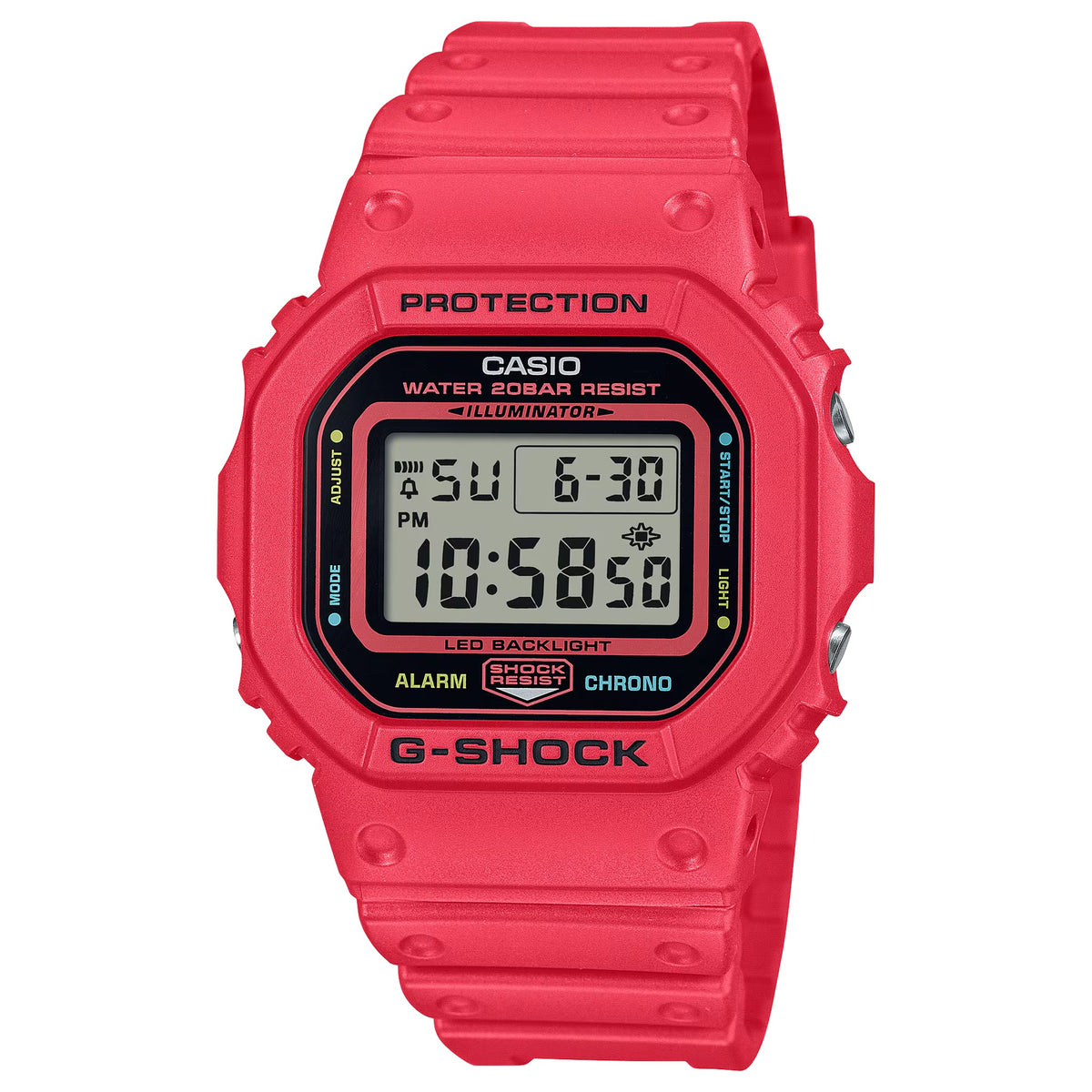 Casio G-Shock DW-5600EP-4 Herrenuhr Rot