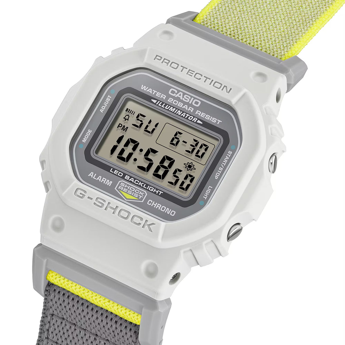 Casio G-Shock DW-5600MNC-7A8 Herrenuhr Weiß Grau