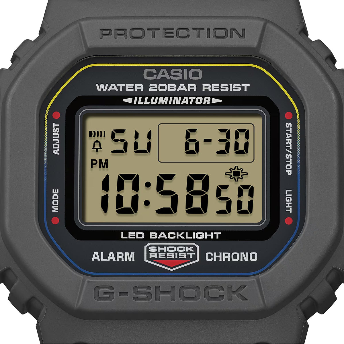 Casio G-Shock DW-5600MNC-8A2 Herrenuhr Grau Mehrfarbig