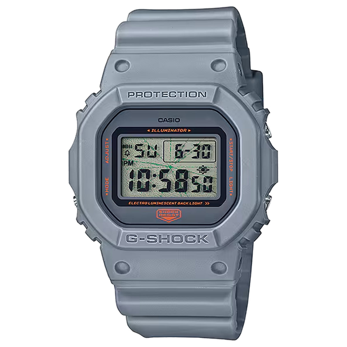 Casio G-Shock DW-5600MNT-8 Herrenuhr Grau
