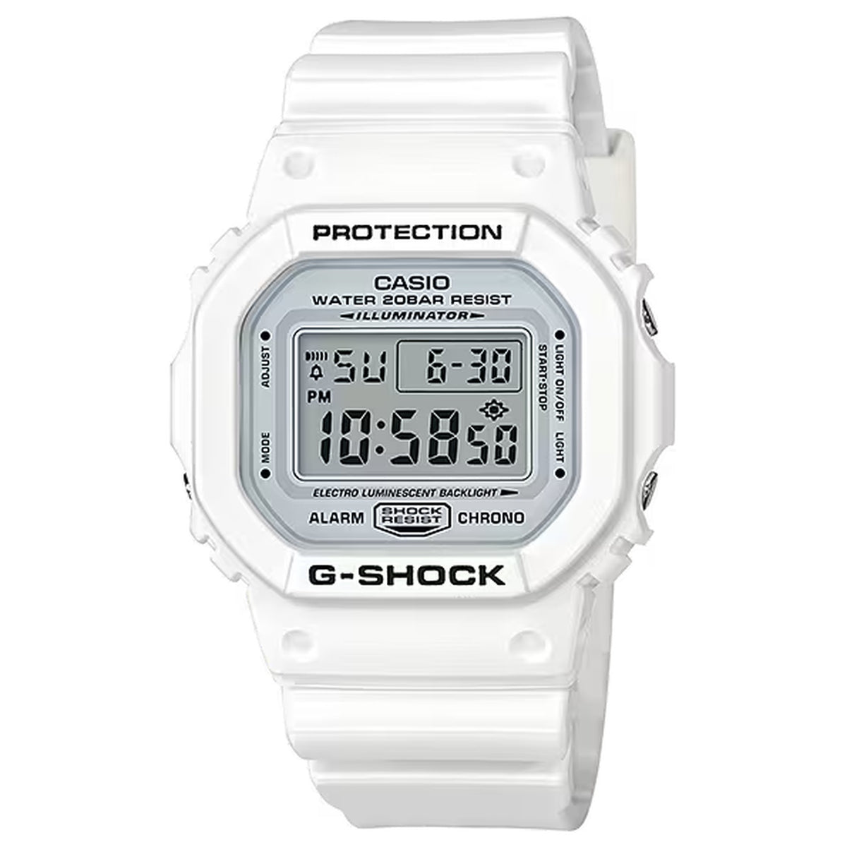 Casio G-Shock DW-5600MW-7 Herrenuhr Weiß