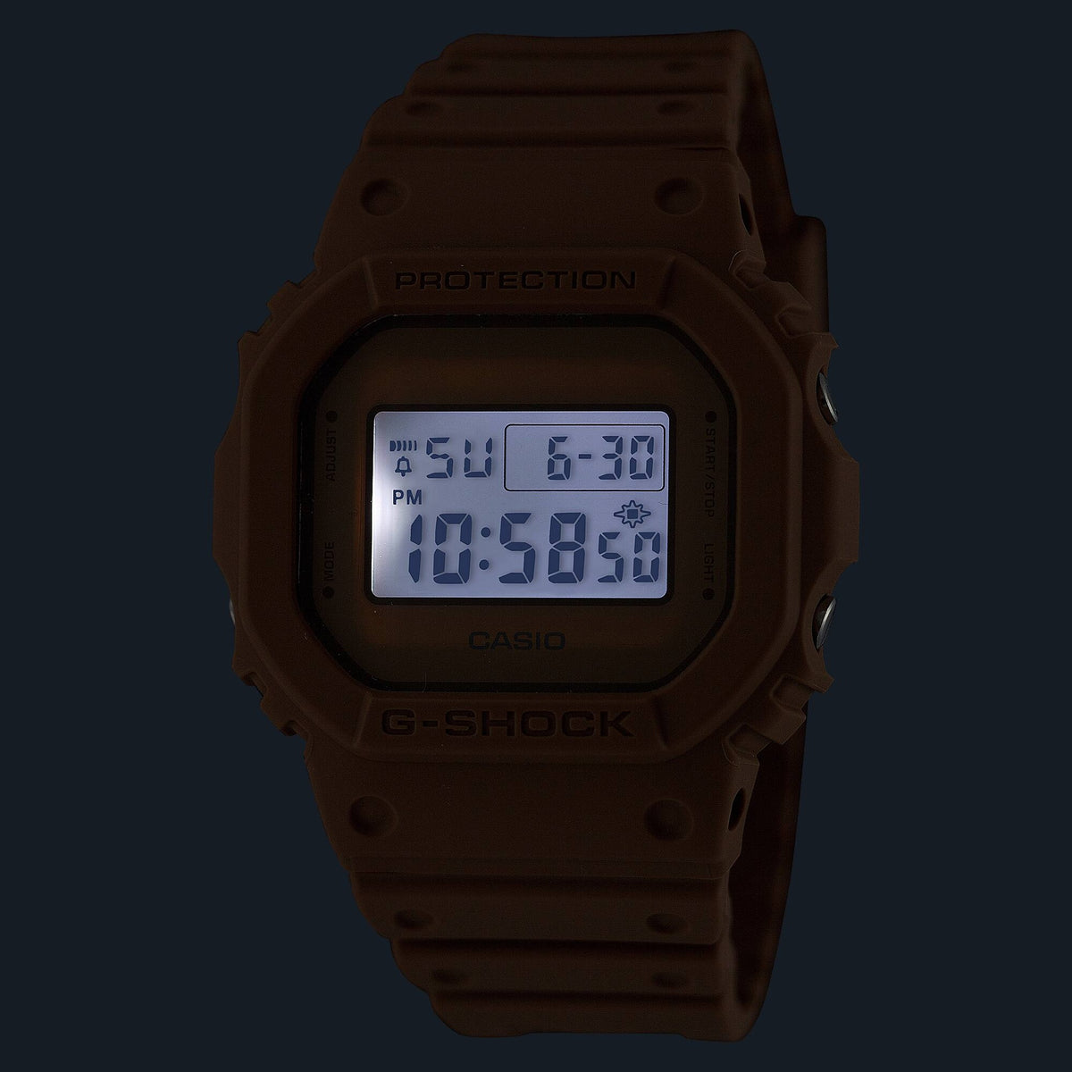 Casio G-Shock DW-5600NC-5 Herrenuhr Braun